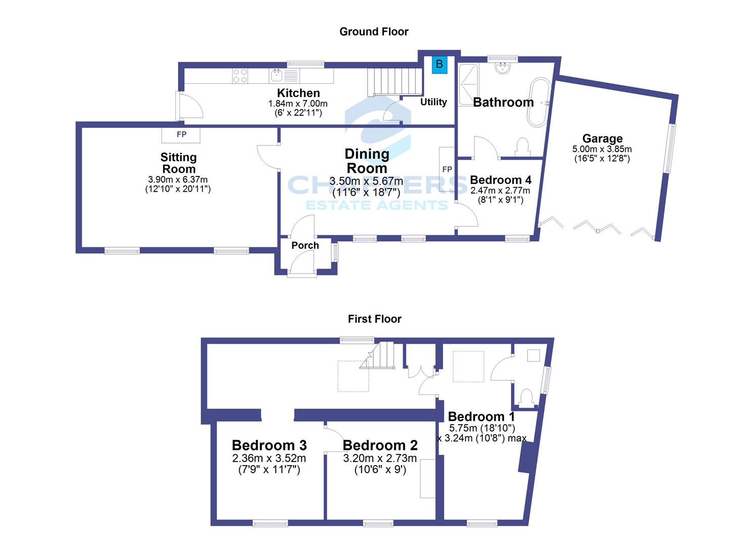 Bramley Cottage, Peacemarsh, Gillingham floorplan