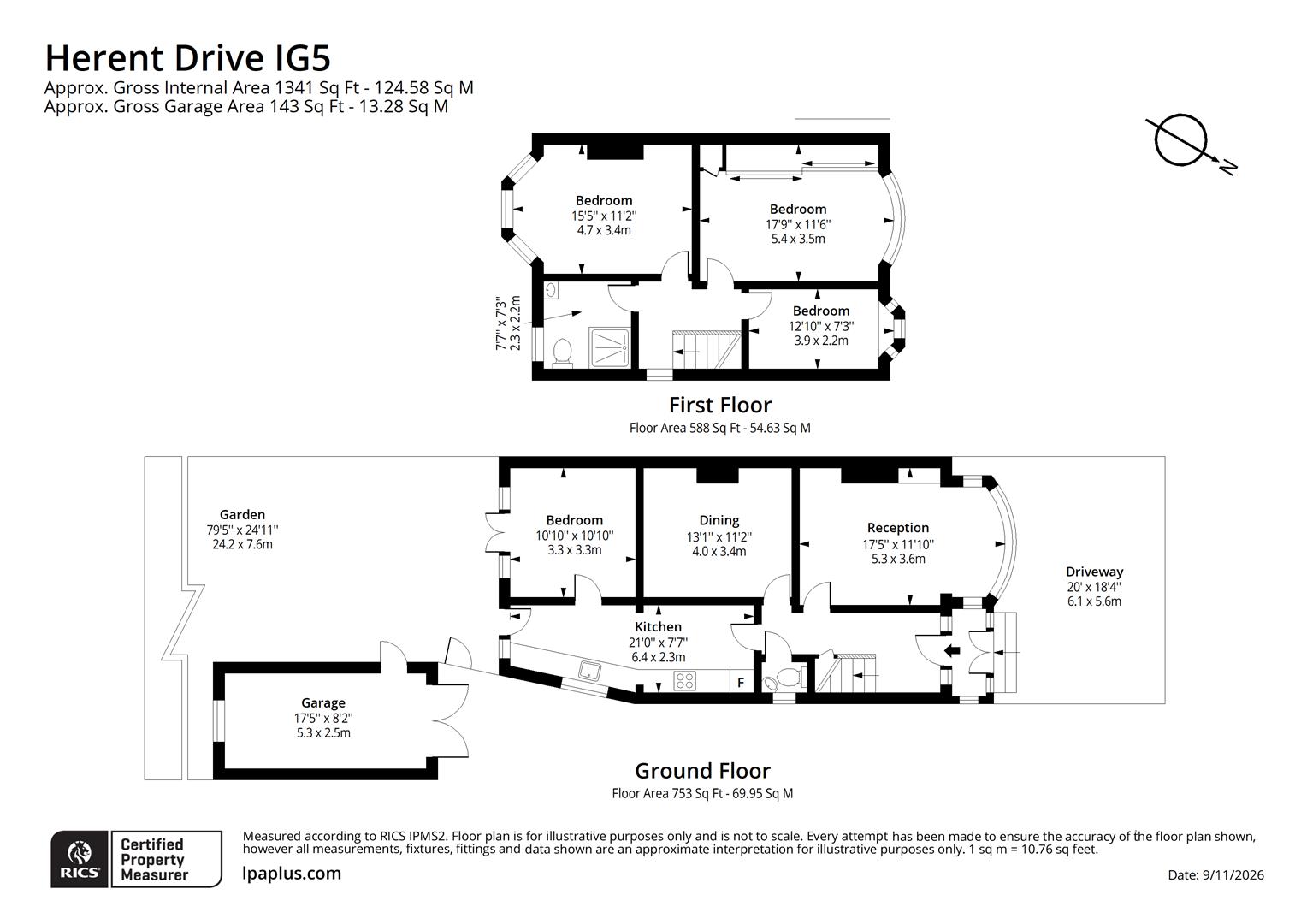114, Herent Drive, Ilford floorplan
