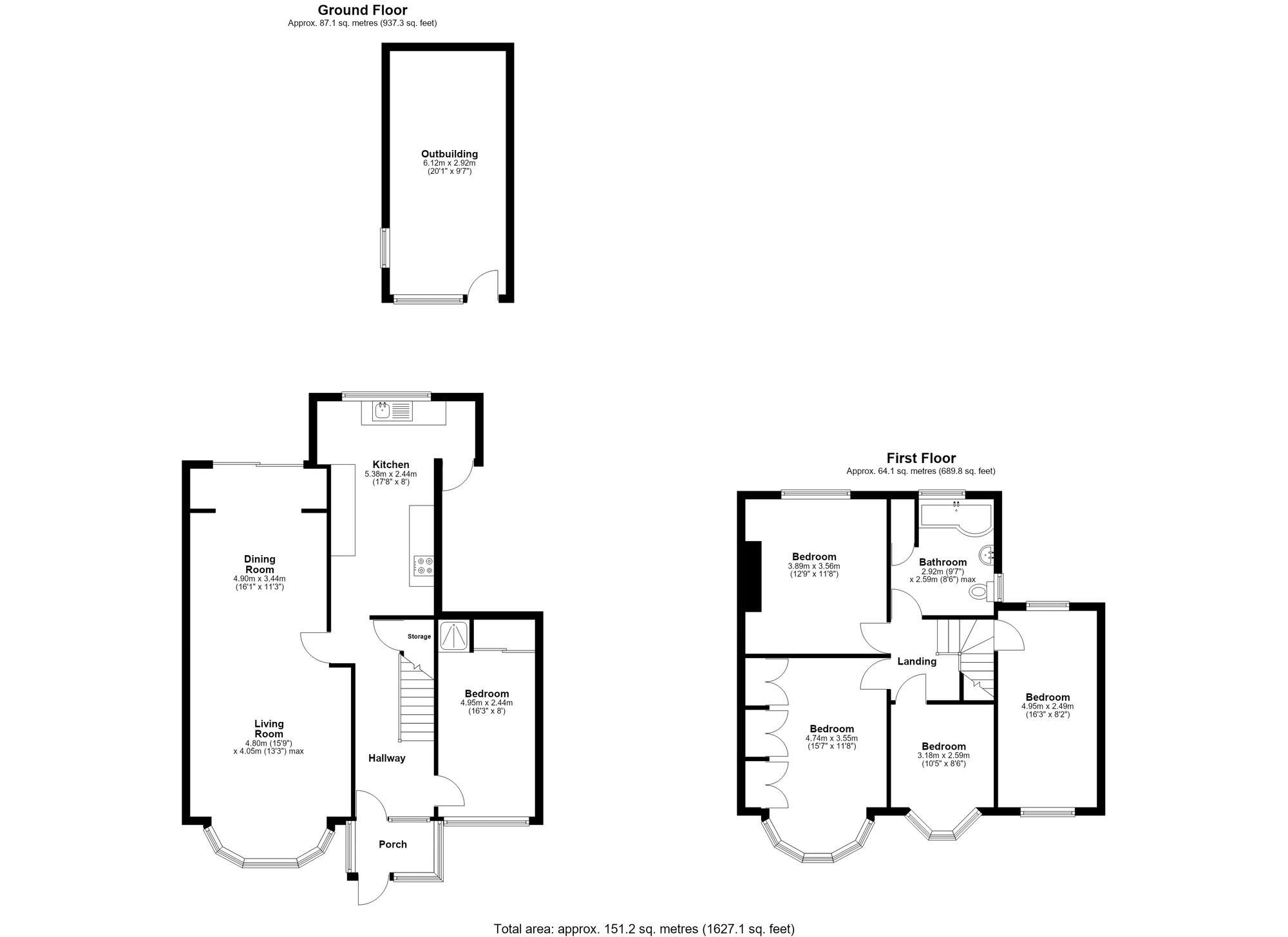 121 Woodford Avenue, Ilford floorplan
