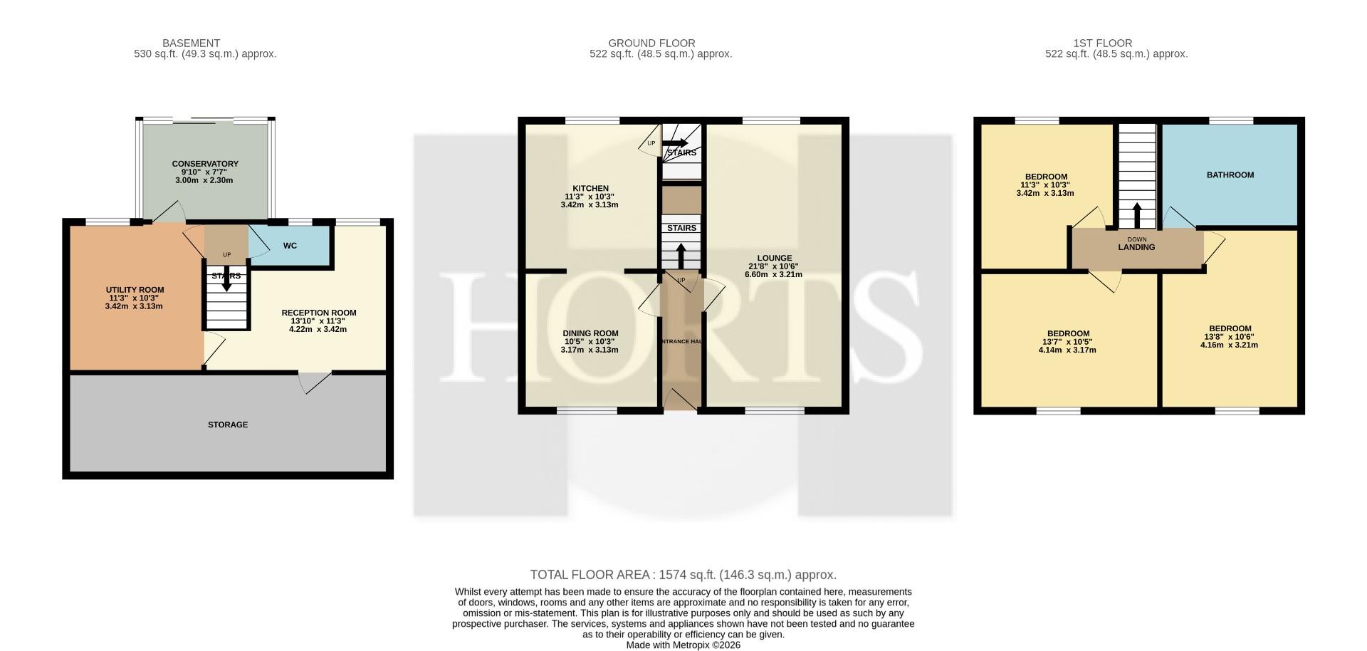 The Leys, Northampton floorplan