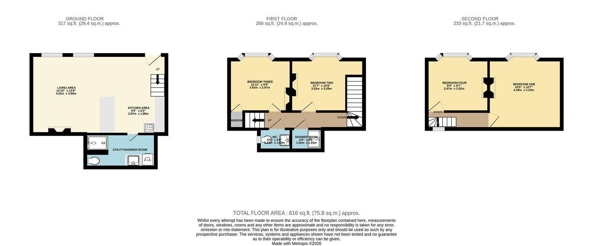 4, West Street, Hastings floorplan