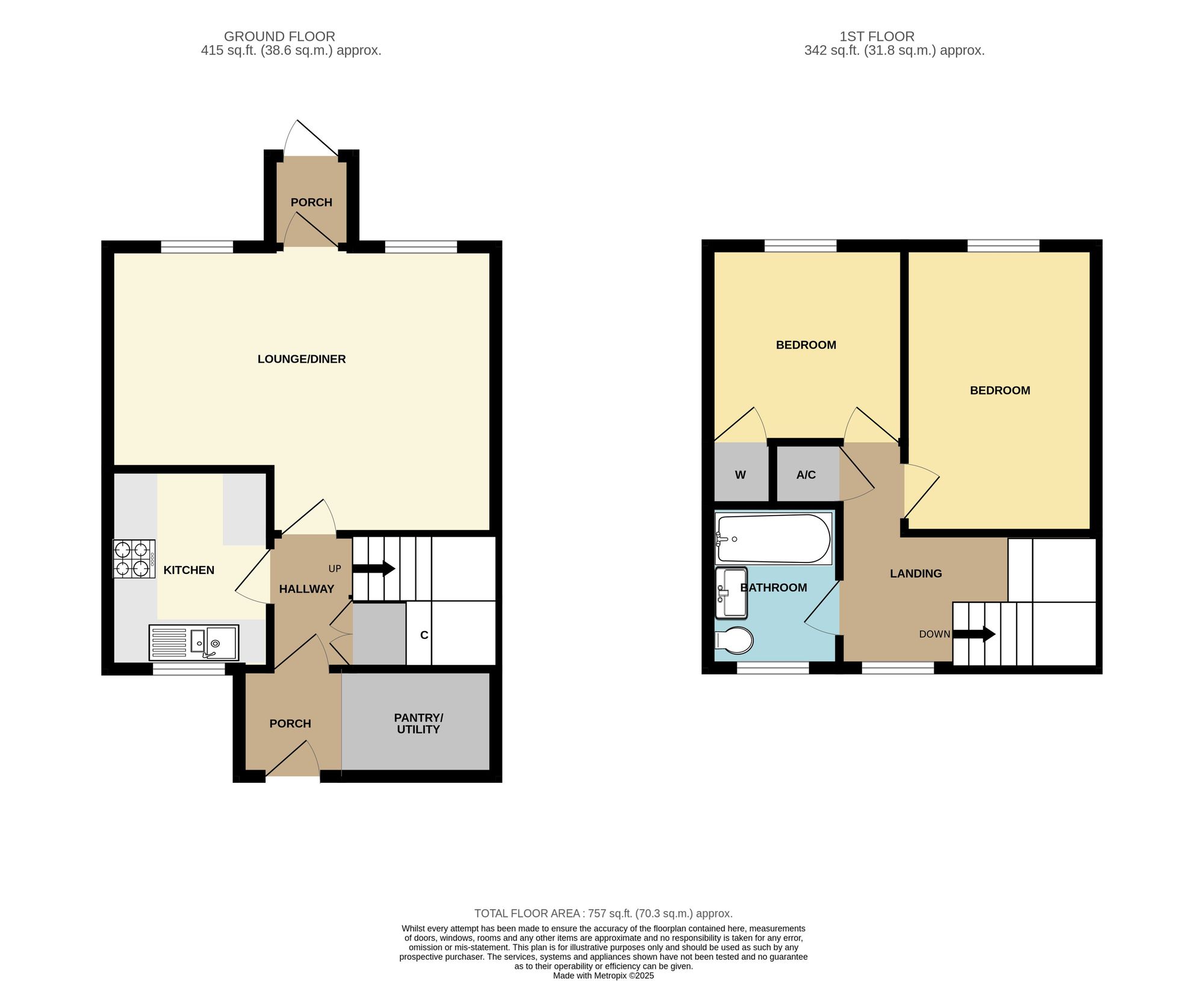 41, Reeds Way, Newquay floorplan