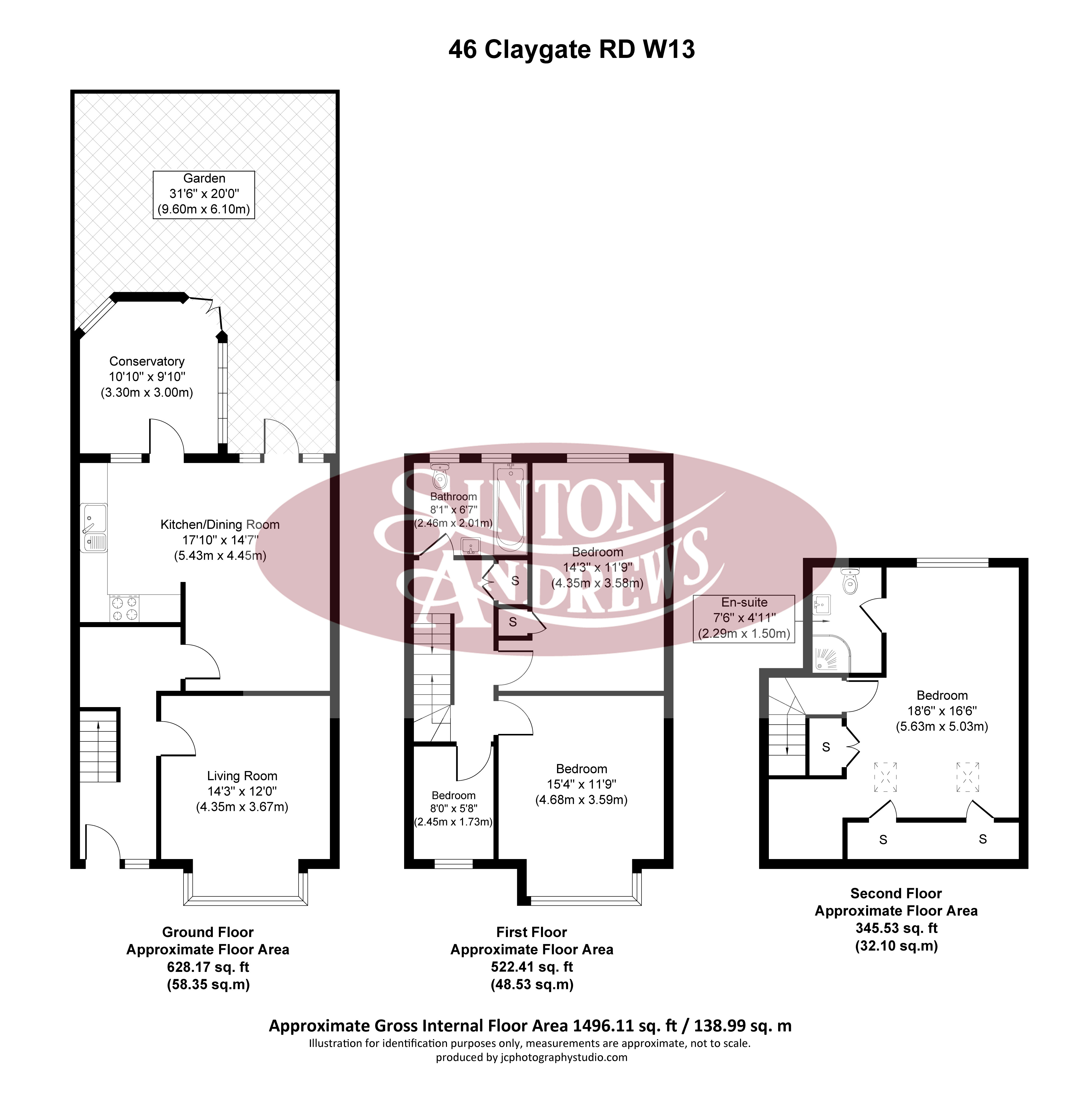Claygate Road, London W13, 4 bedroom terraced house for sale 61941249