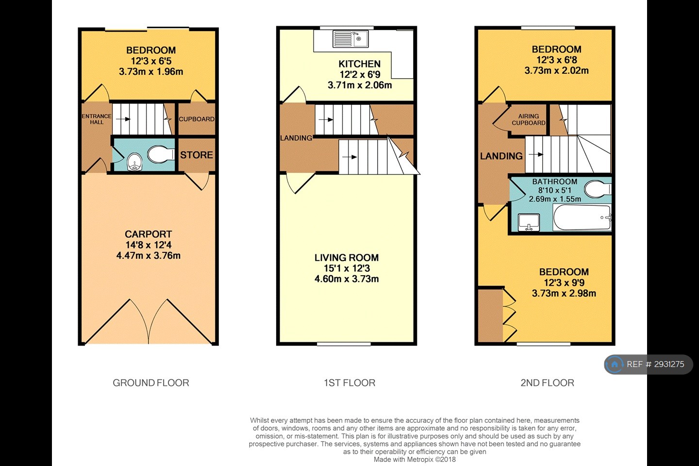 Ferngill Close, Nottingham floorplan