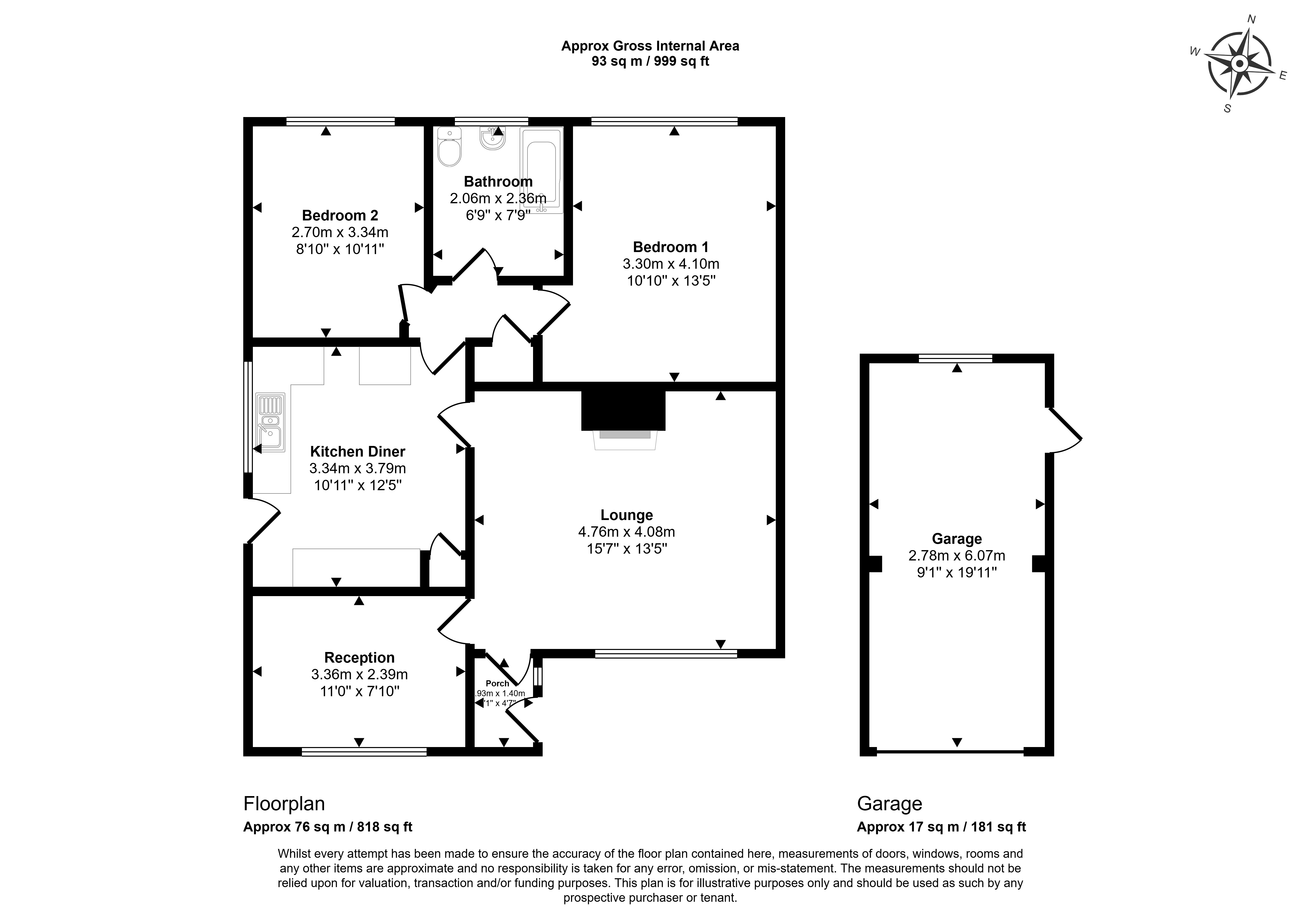 38, Falcon Drive, Brandon floorplan