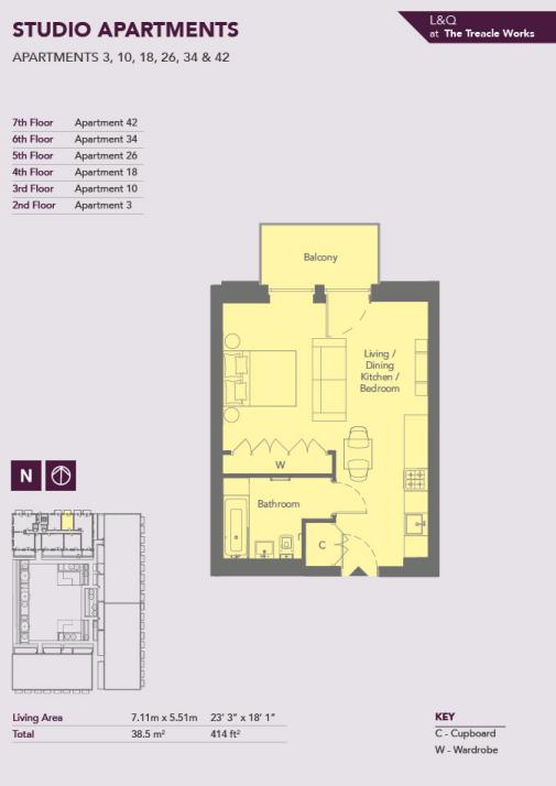 26 Caravel House, Regalia Close, London floorplan