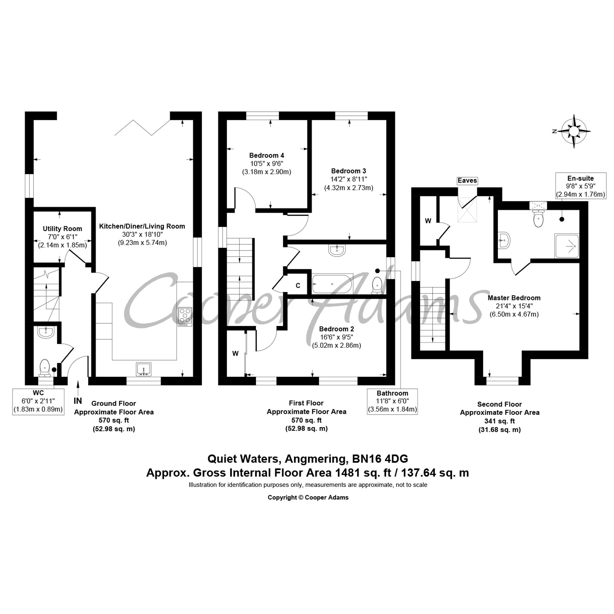 28 Quiet Waters Close, Littlehampton floorplan