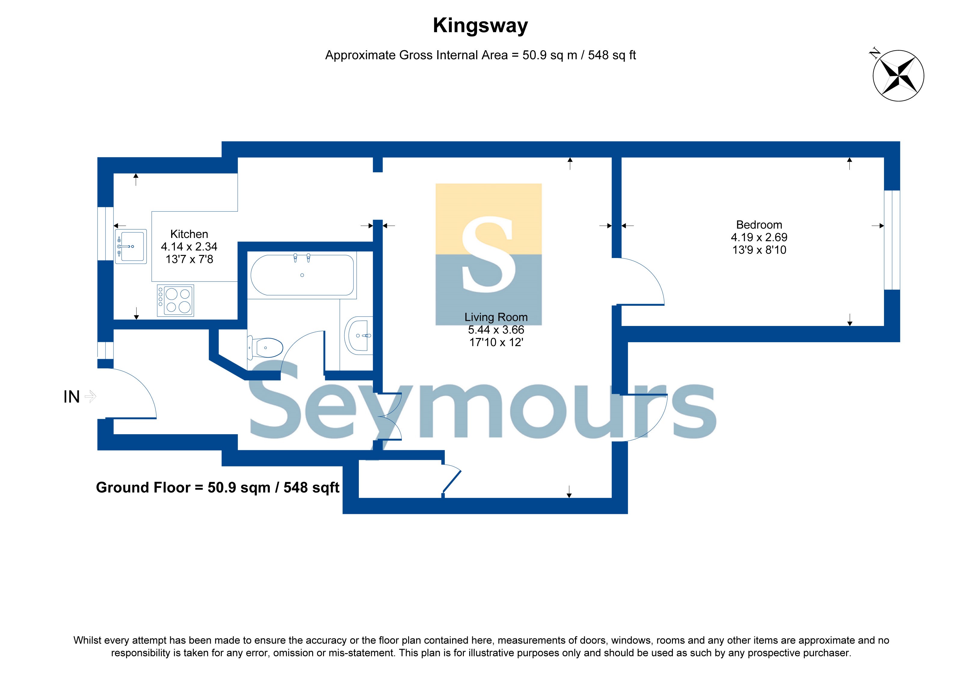 20A, Kingsway, Camberley floorplan