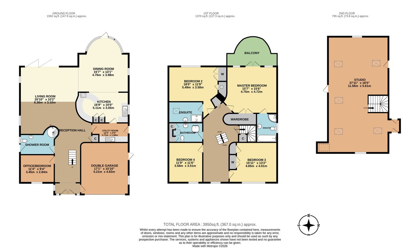 The Spinney, Ellerslie Lane, Bexhill-on-Sea floorplan