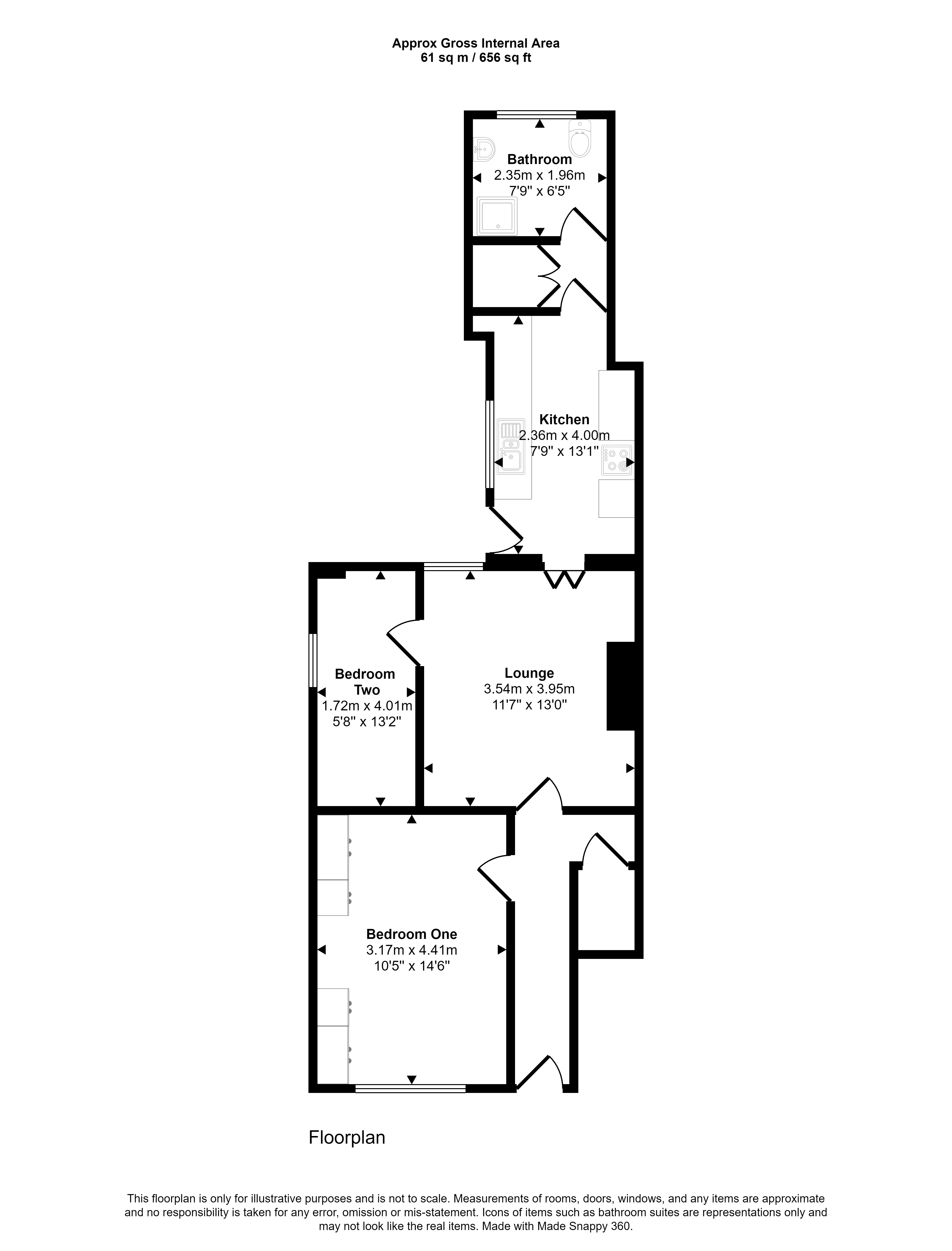 Wesley Street, Low Fell, Gateshead NE9, 2 bedroom flat for sale
