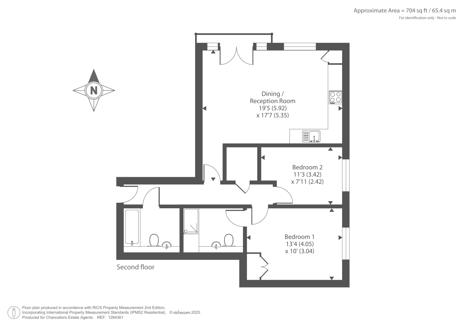 Flat 43 Lansdowne Place,, Institute Road, Maidenhead floorplan