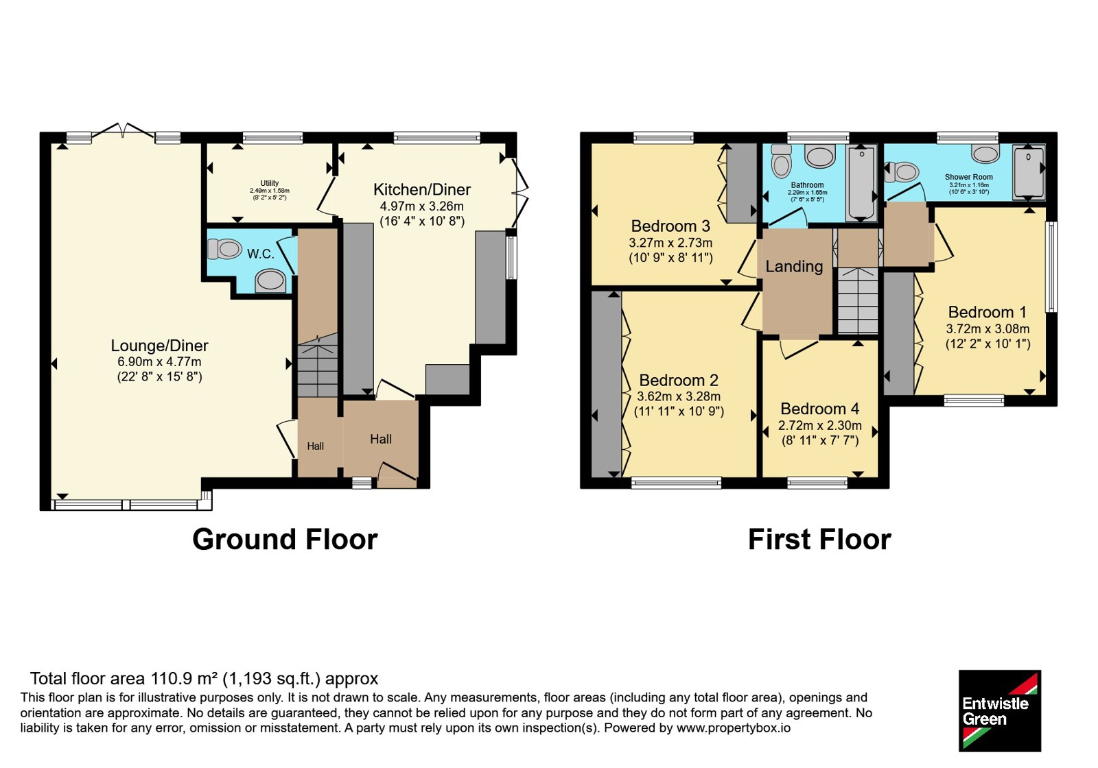 8, Malvern Avenue, Manchester floorplan