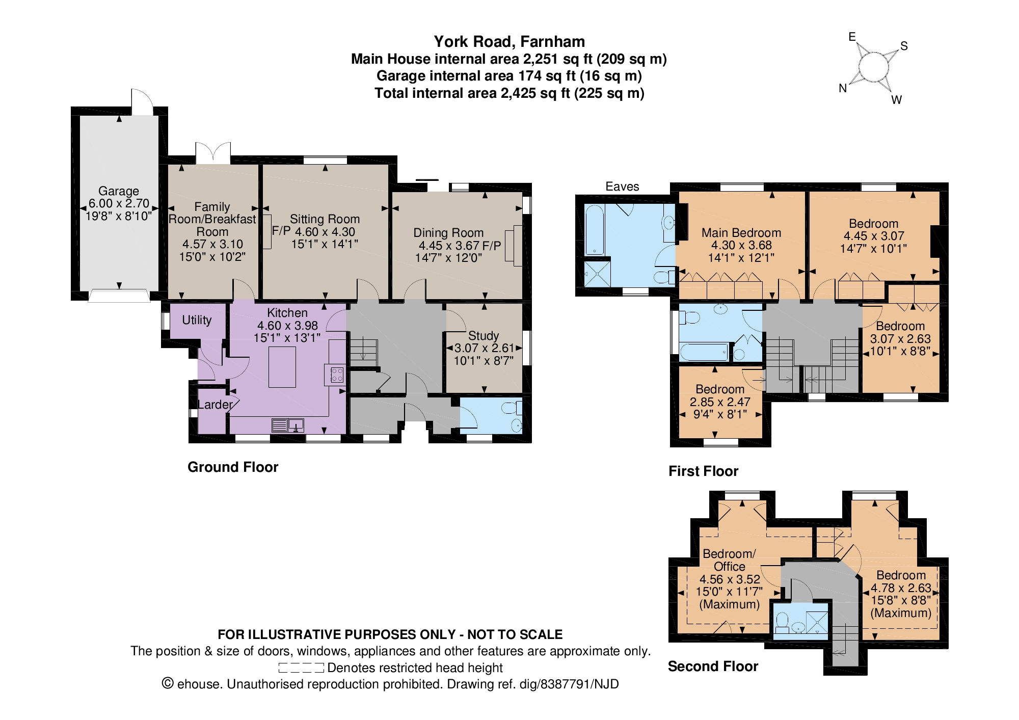 6 Bedrooms Detached house for sale in York Road, Farnham, Surrey GU9