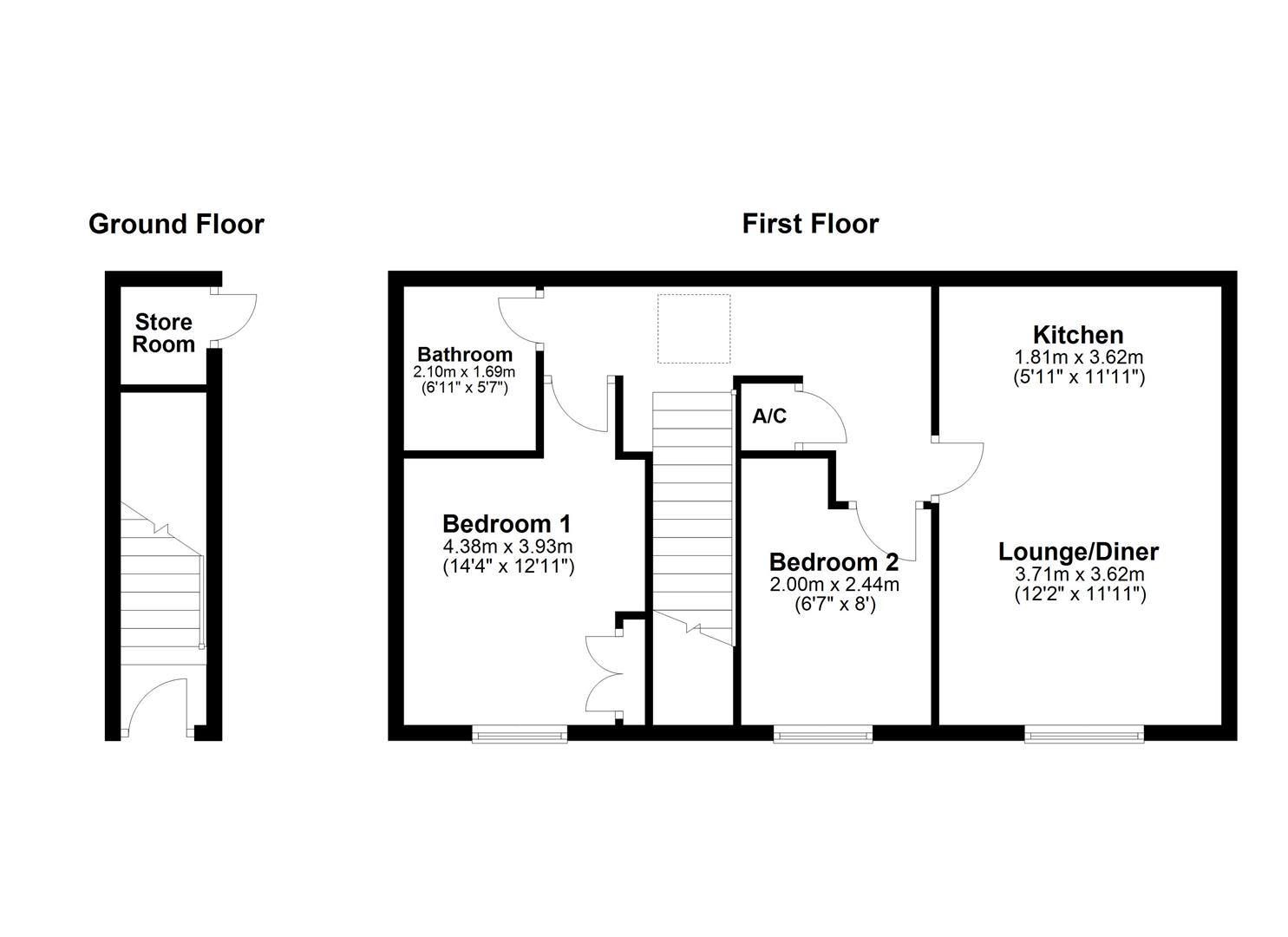 19, Kesteven Way, Corby floorplan