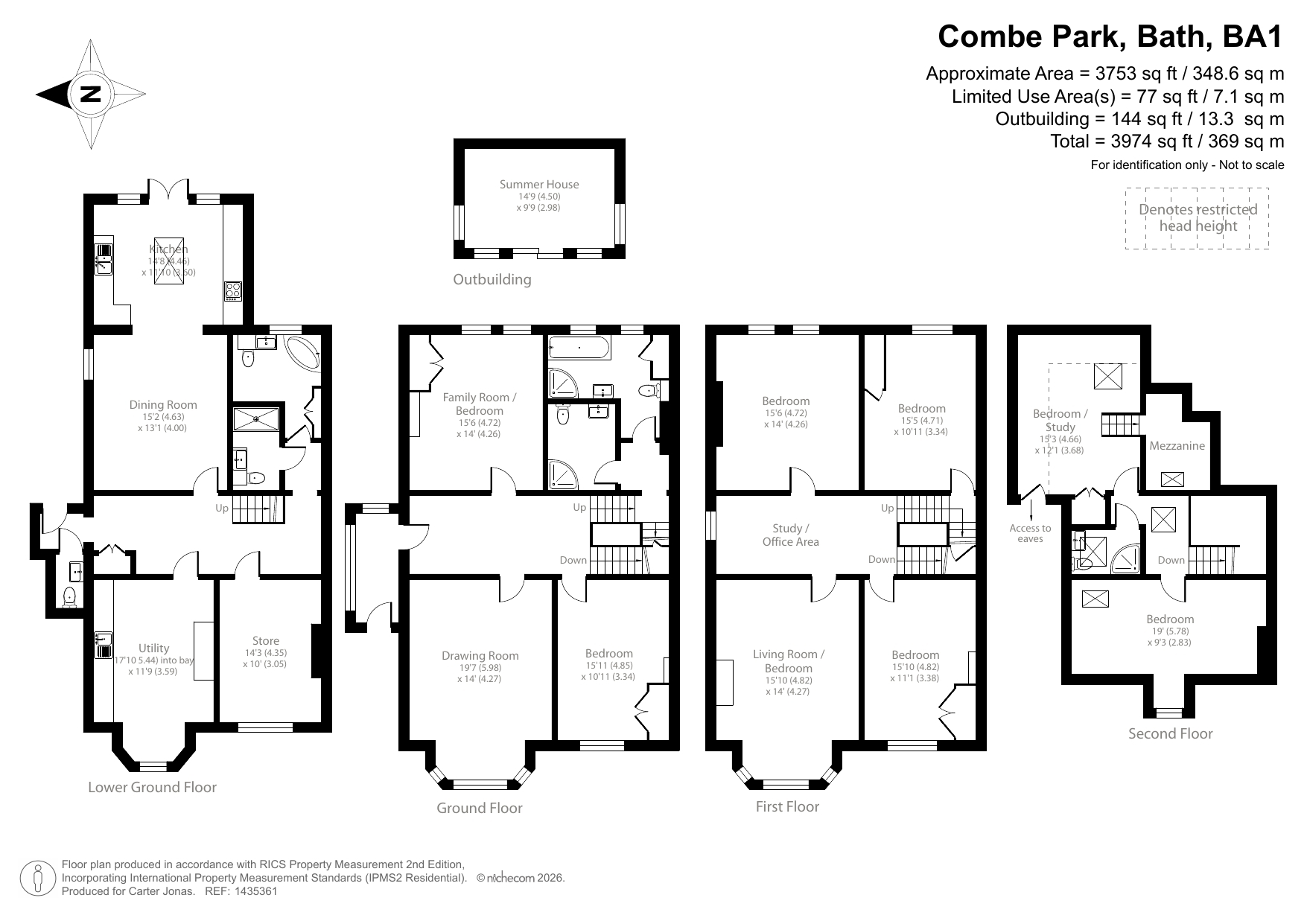 16, Combe Park, Somerset floorplan