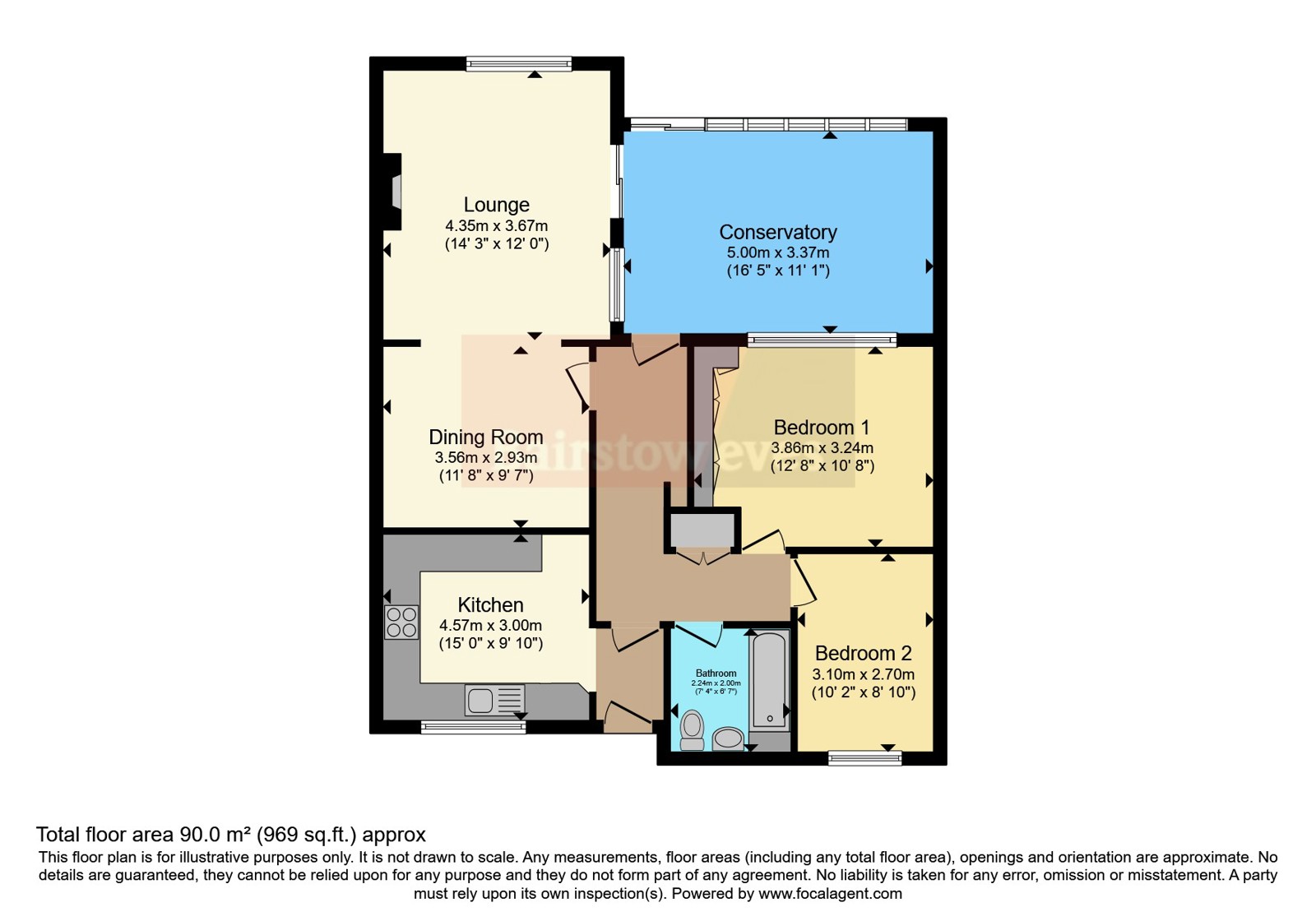 8, St. James Gardens, Bedworth floorplan