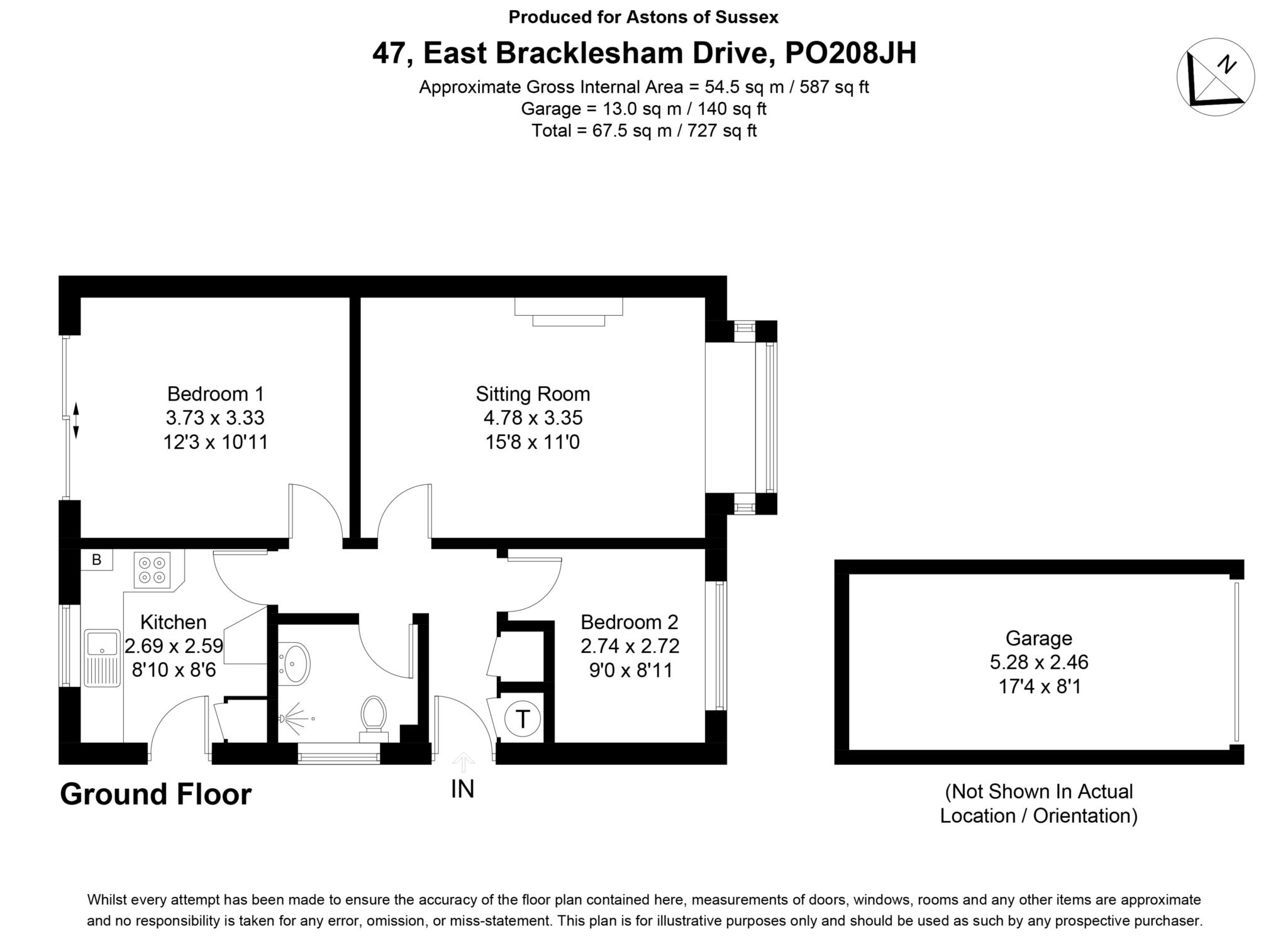 47, East Bracklesham Drive, Chichester floorplan
