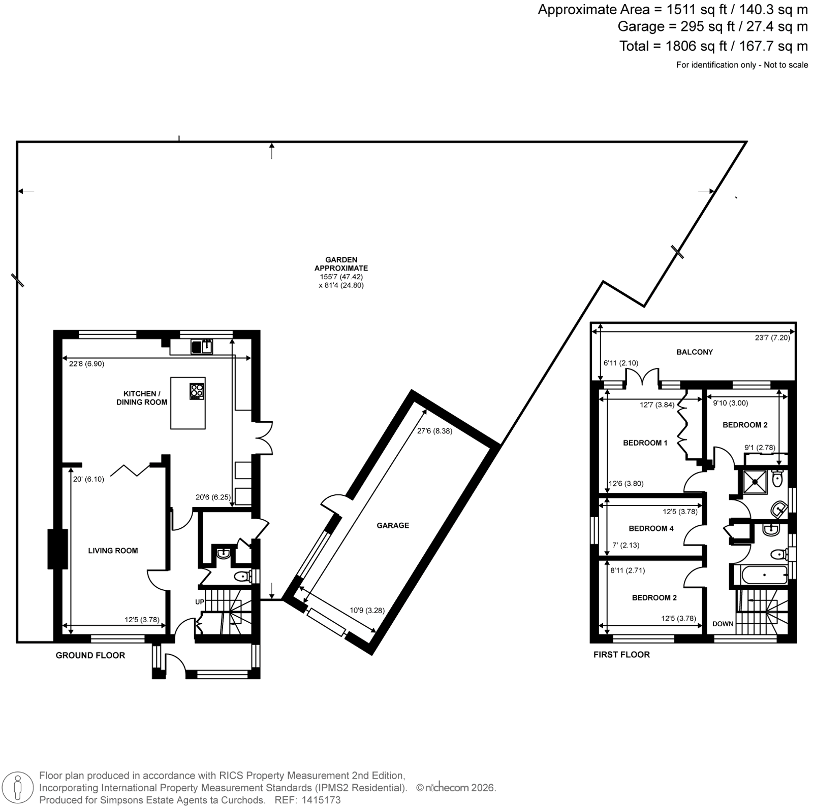 38, Minsterley Avenue, Shepperton floorplan