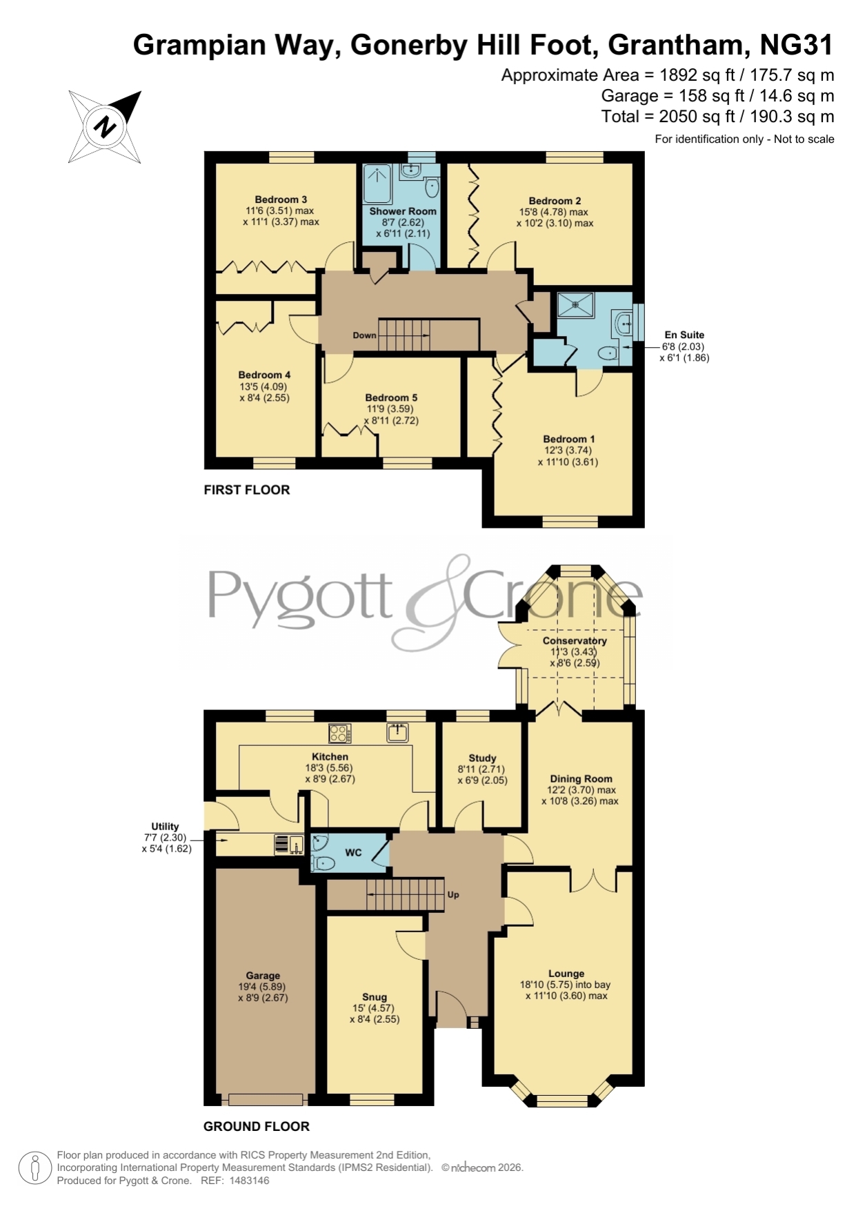2, Grampian Way, Grantham floorplan