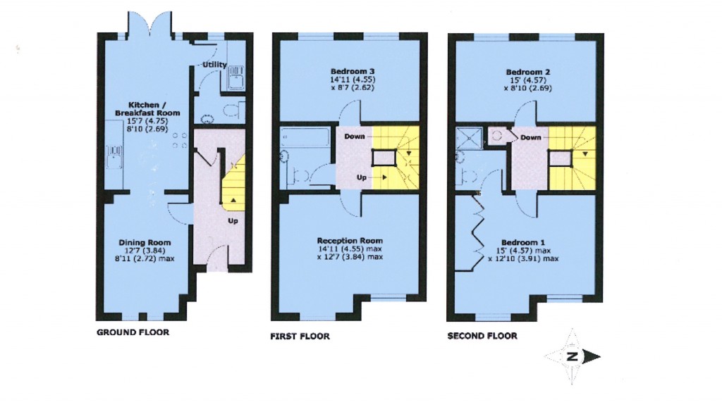 3 Bedrooms Terraced house for sale in Goldfinch Crescent, Bracknell, Bracknell Forest RG12