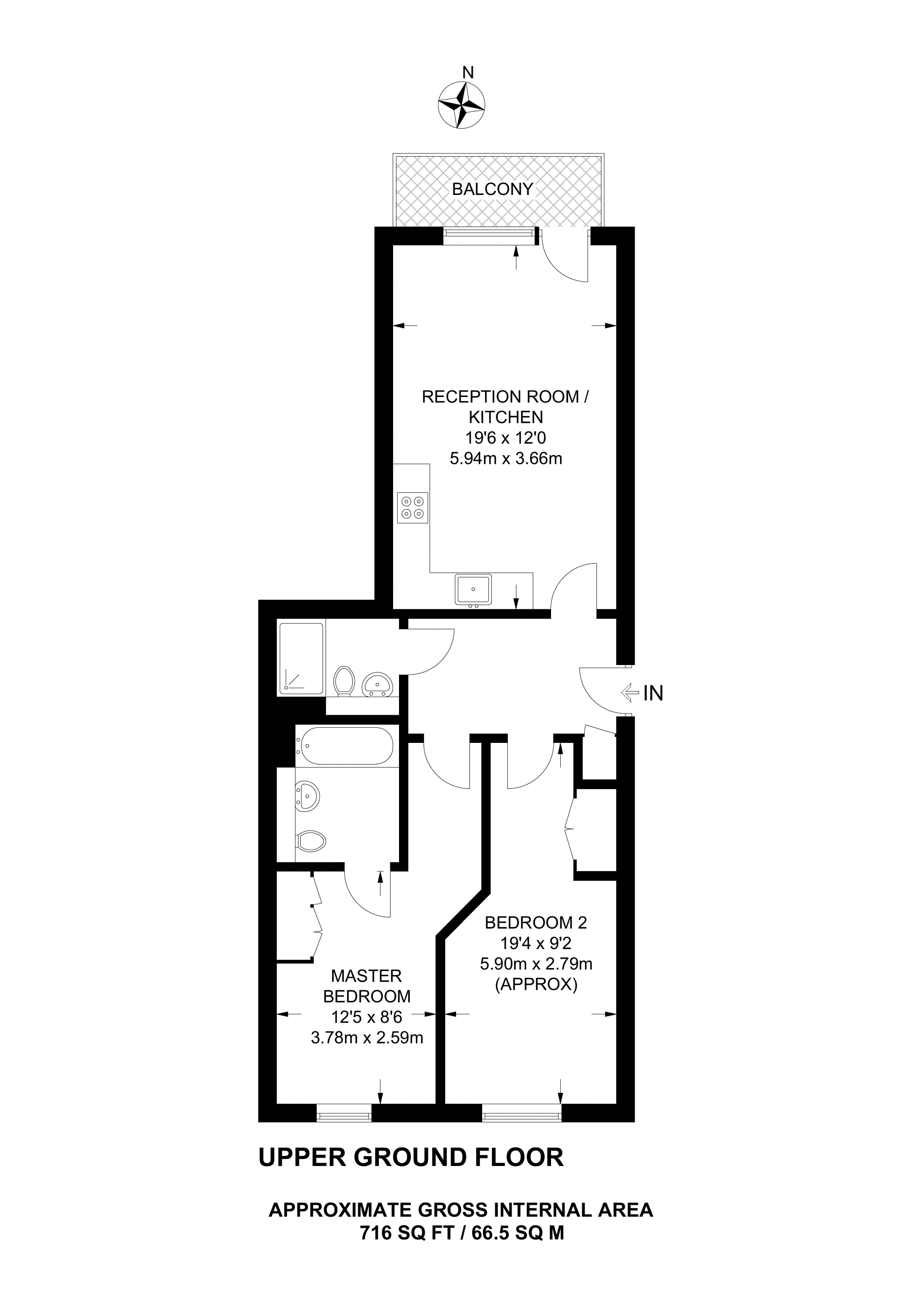 2 Bedrooms Flat to rent in Keymer Place, Limehouse E14