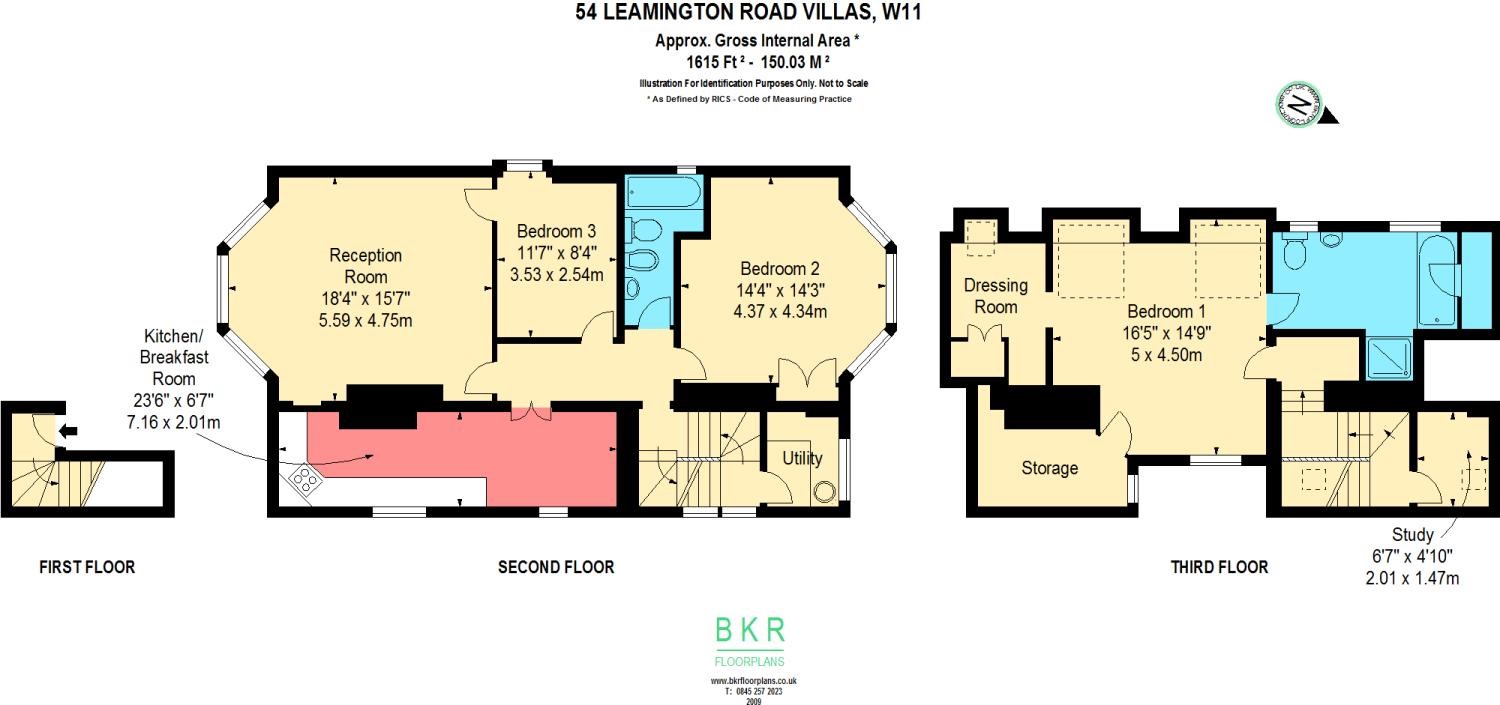 Leamington Road Villas, London W11, 3 bedroom to rent