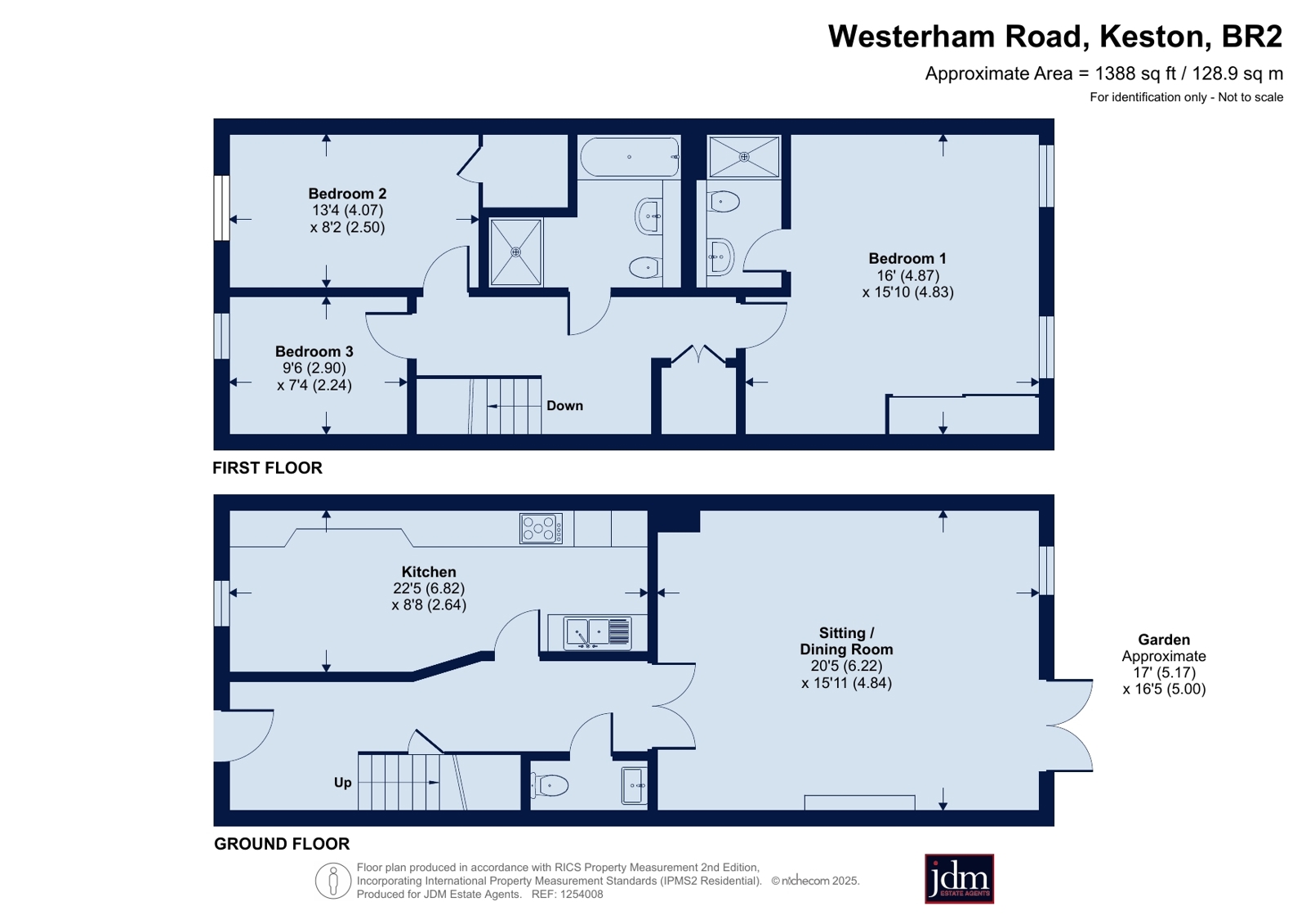 9 The Courtyard,, Westerham Road, Keston floorplan