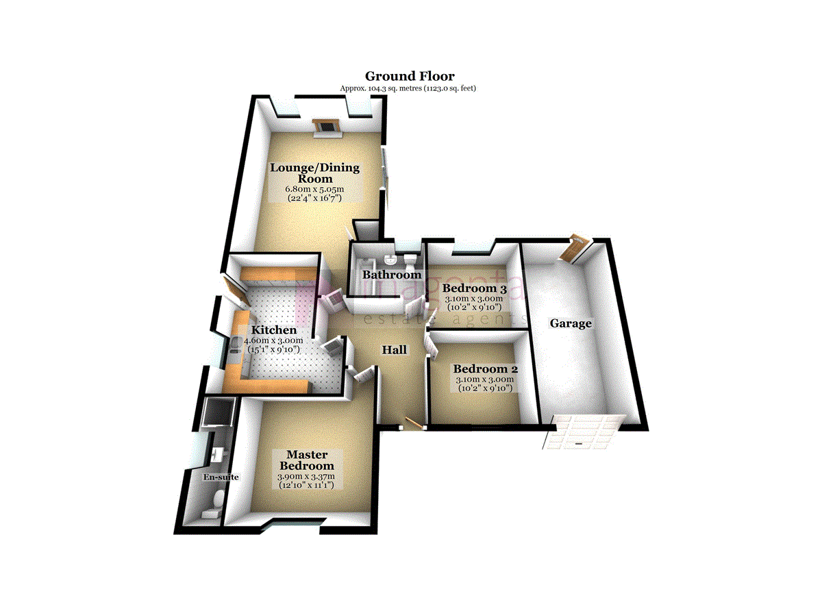 14, East Langham Road, Raunds floorplan