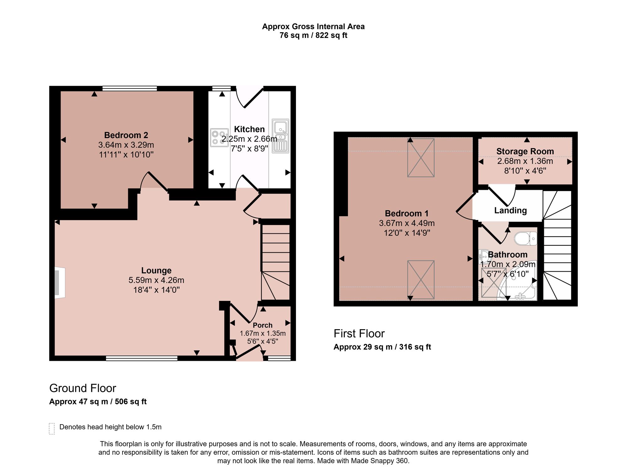 142 Bad Bargain Lane, York floorplan