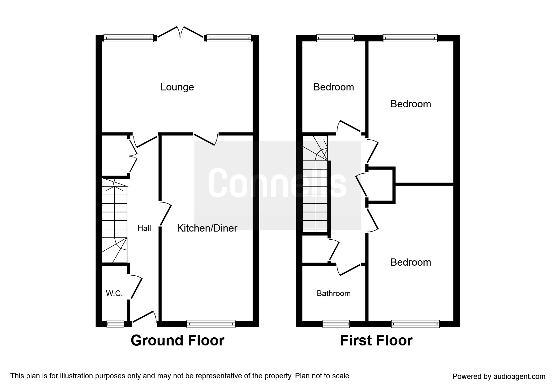 3 Bedrooms Terraced house for sale in Lingmell Court, Warndon, Worcester WR4