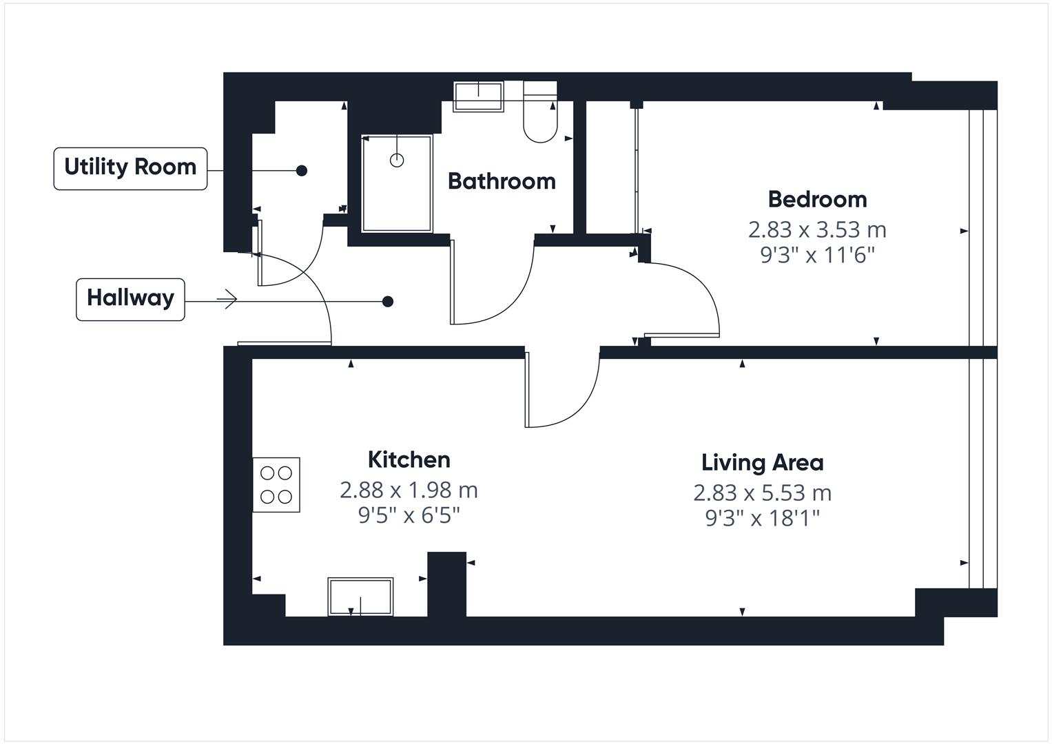 West Gate House, London floorplan