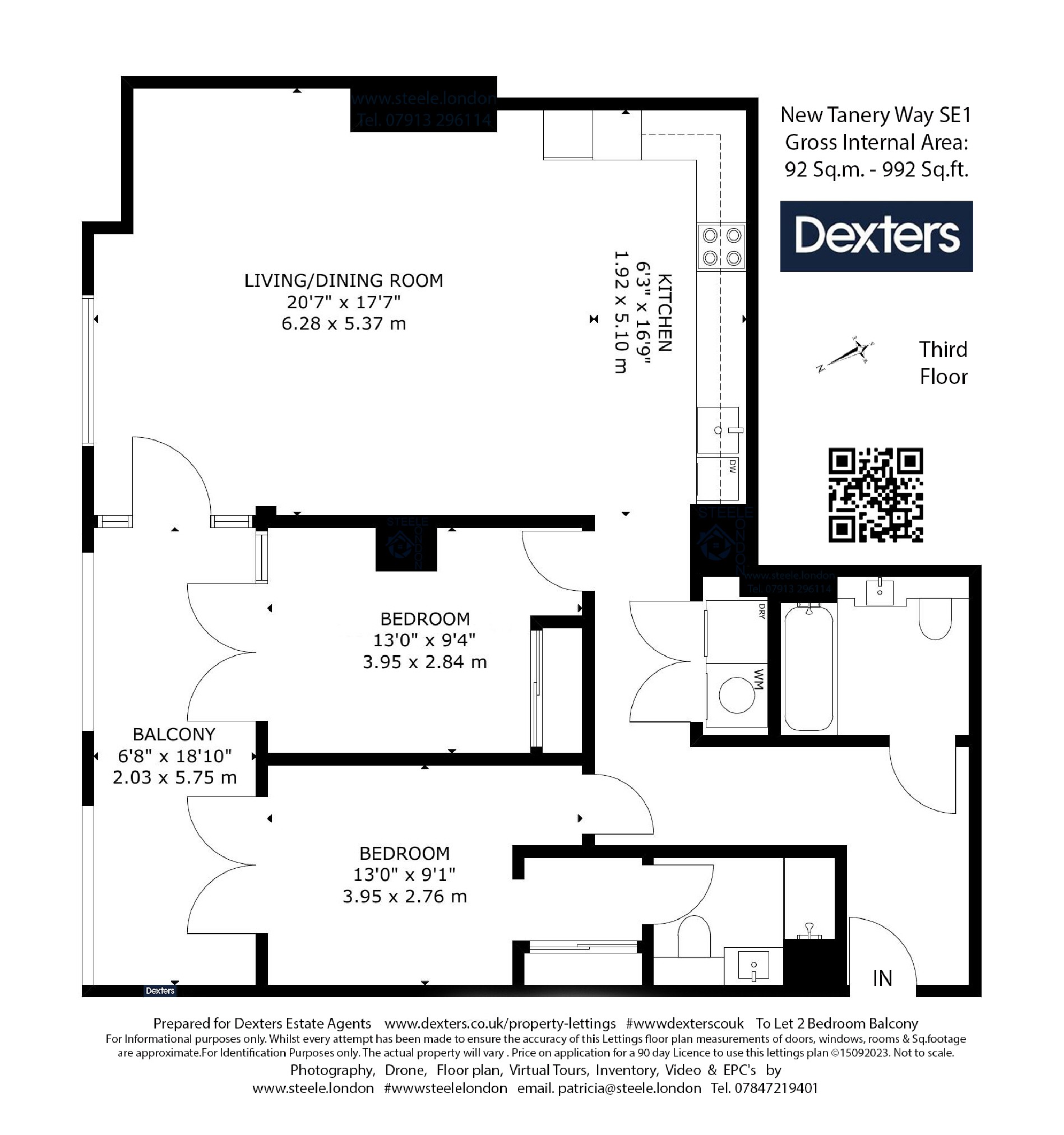 Apartment 4, 5, New Tannery Way, London floorplan