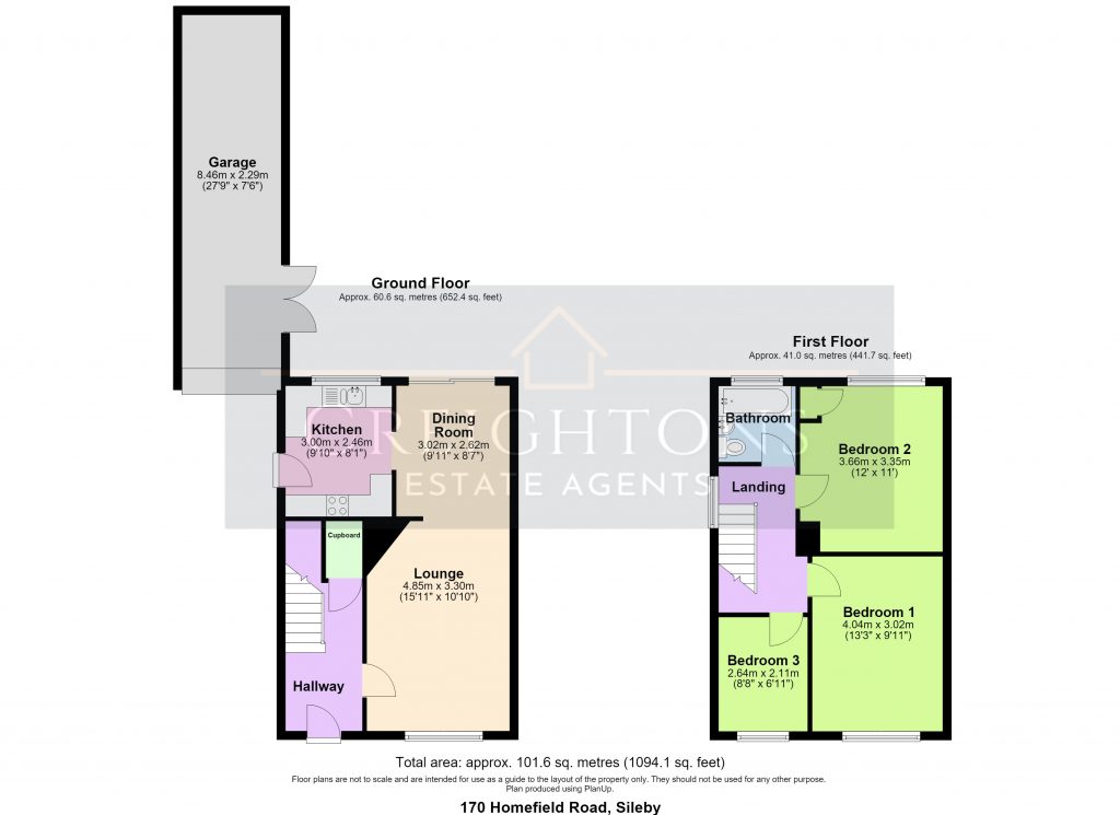 170, Homefield Road, Loughborough floorplan