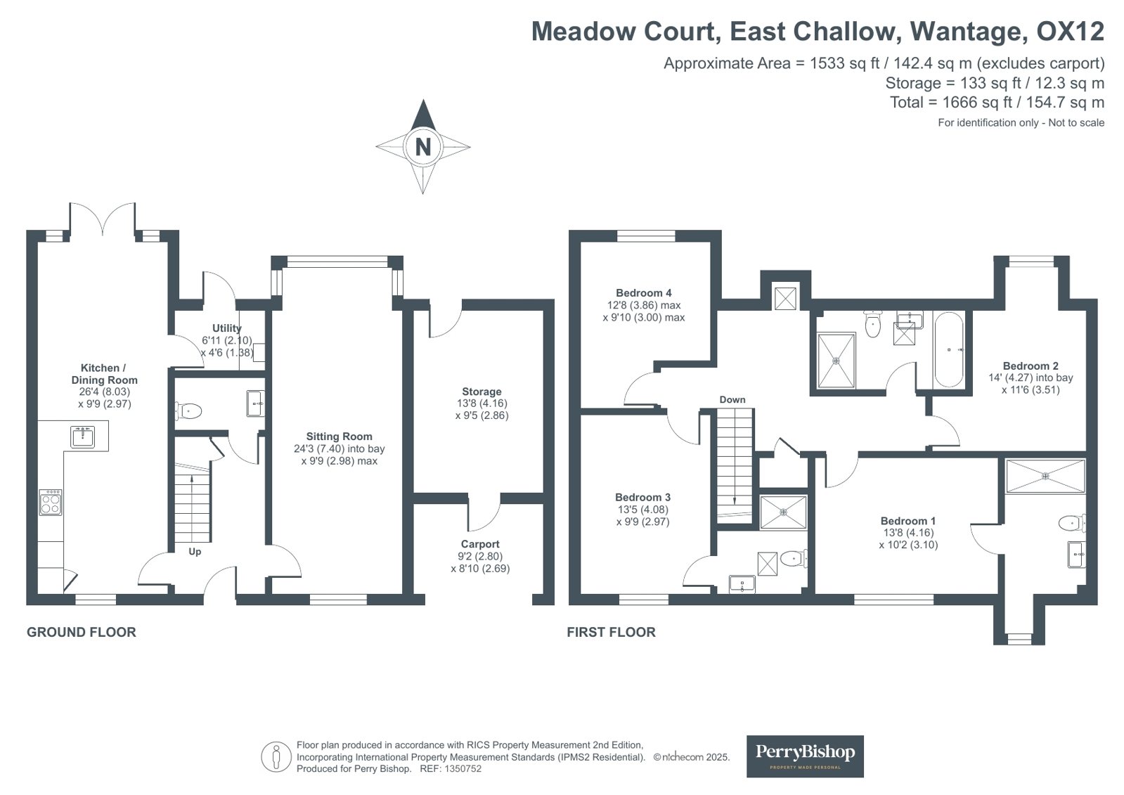 12, Meadow Court, Wantage floorplan