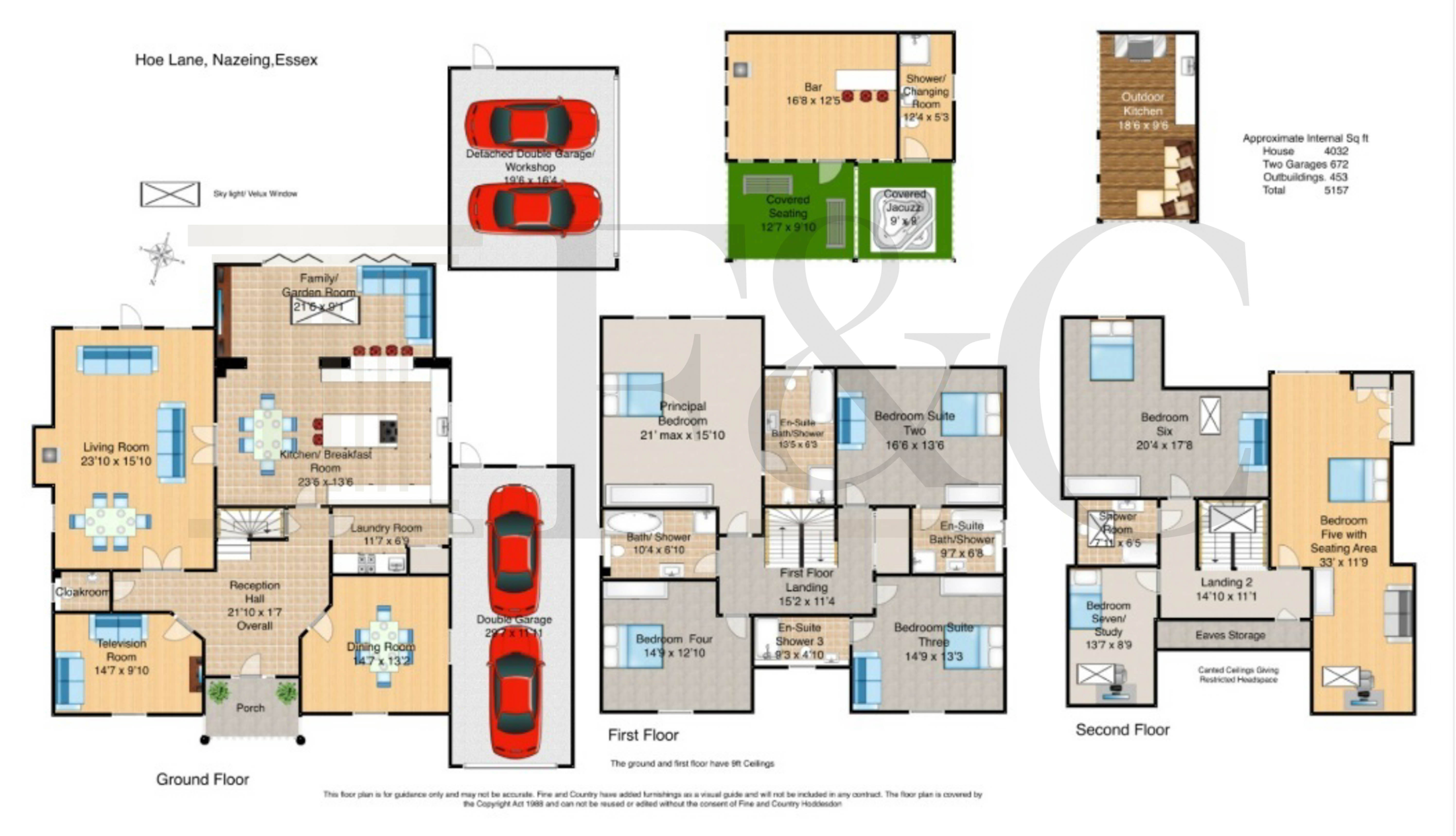 Cedar Lodge, Hoe Lane, Nazeing floorplan