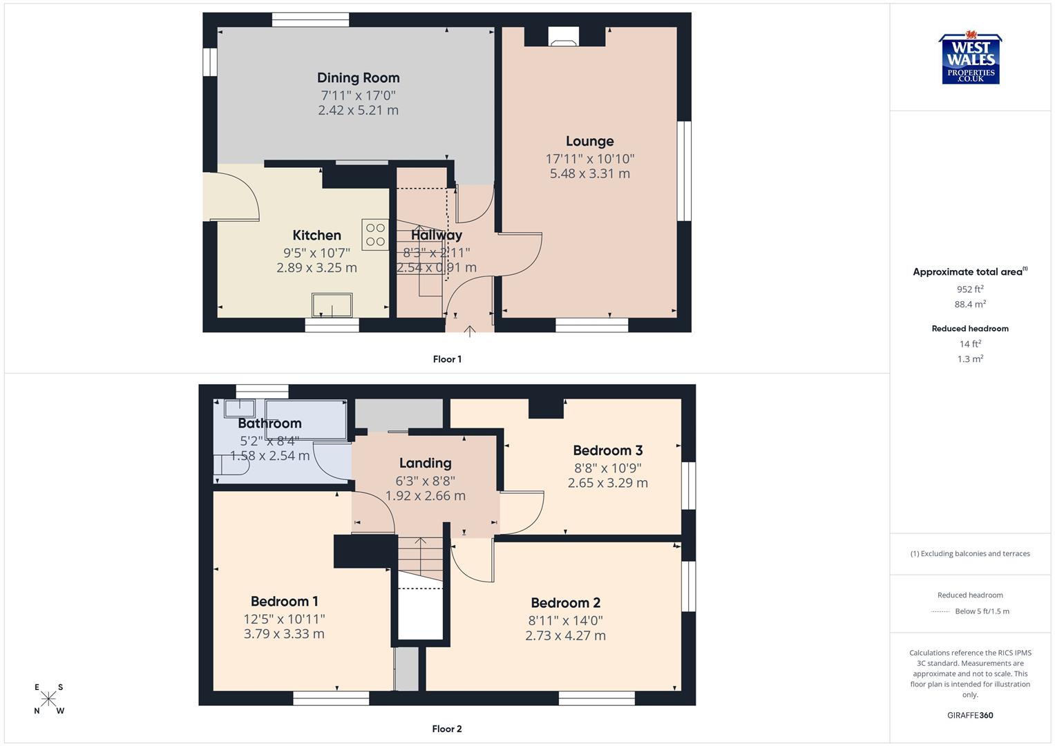 59, Maesglas, Llanelli floorplan