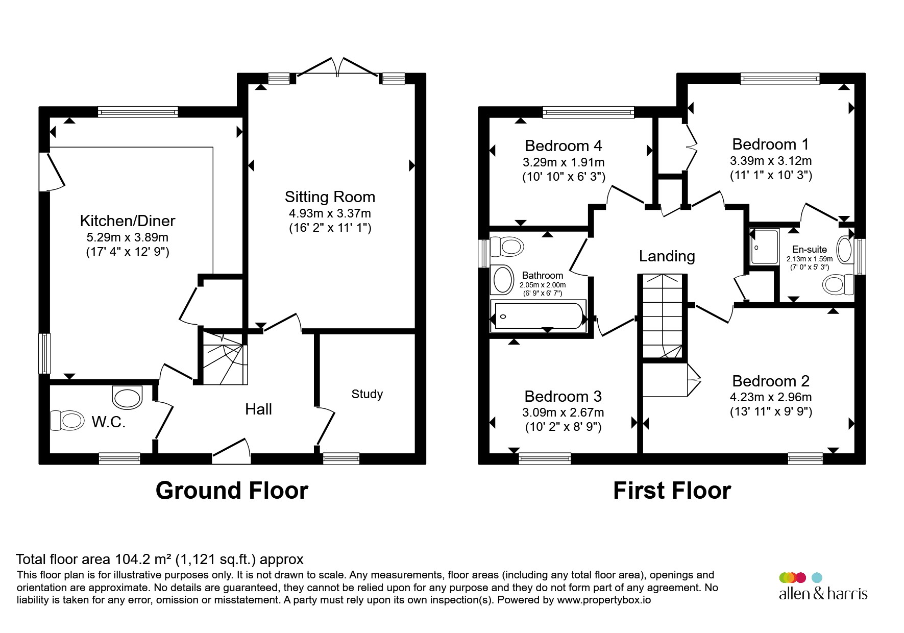 10, Blanket Way, Witney floorplan