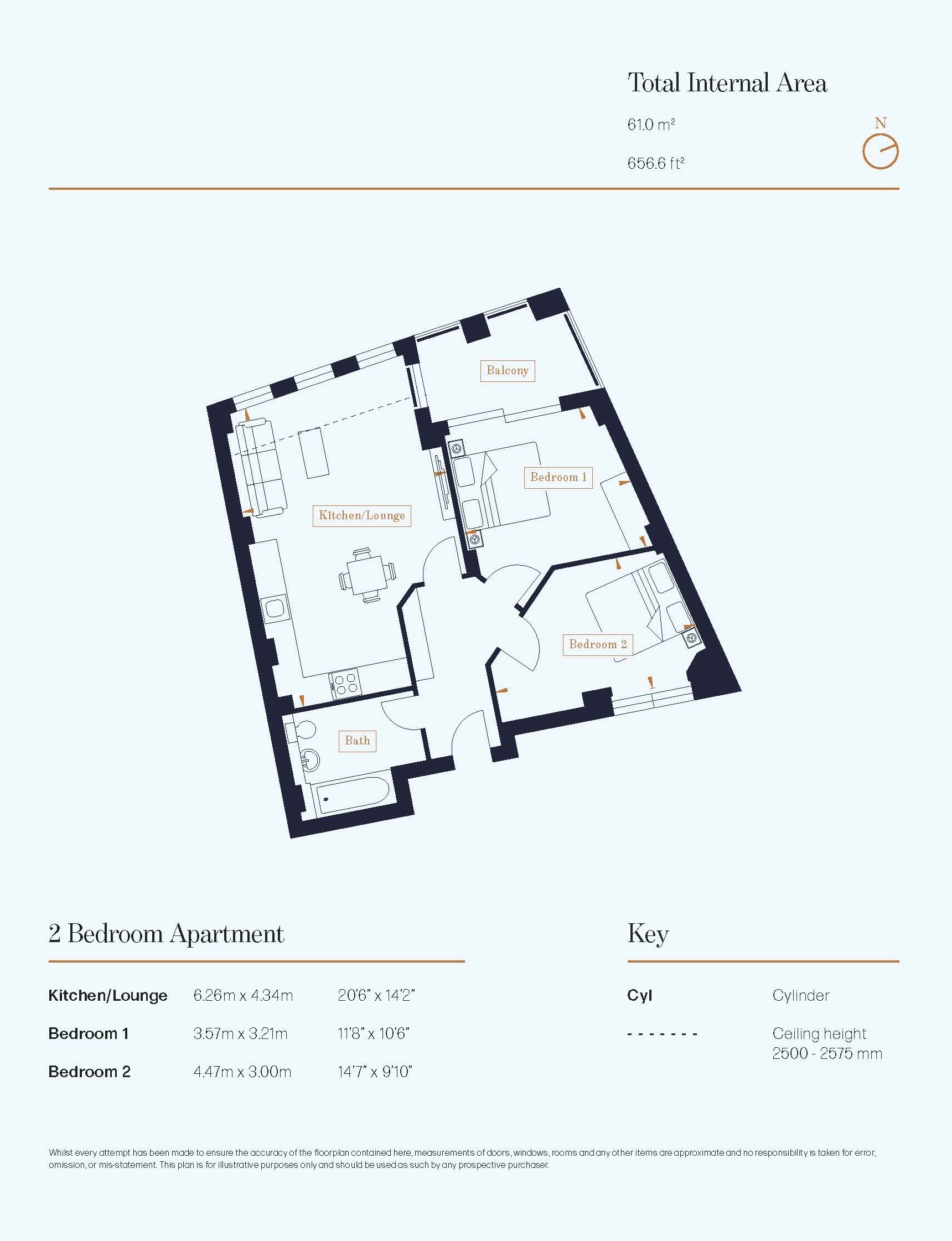 The Grove, Stratford floorplan