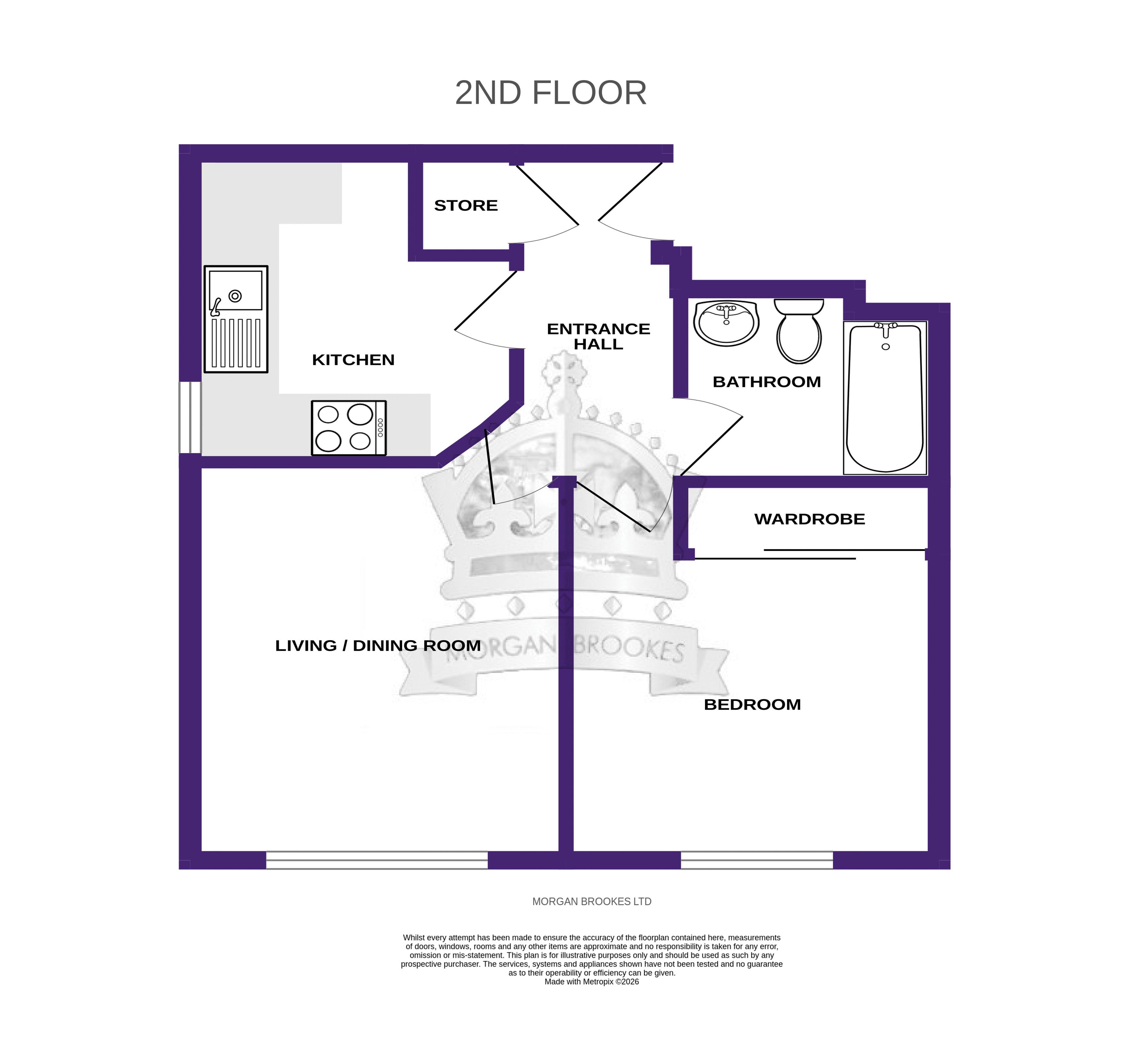 12 Kings Lodge, Benfleet Road, Benfleet floorplan