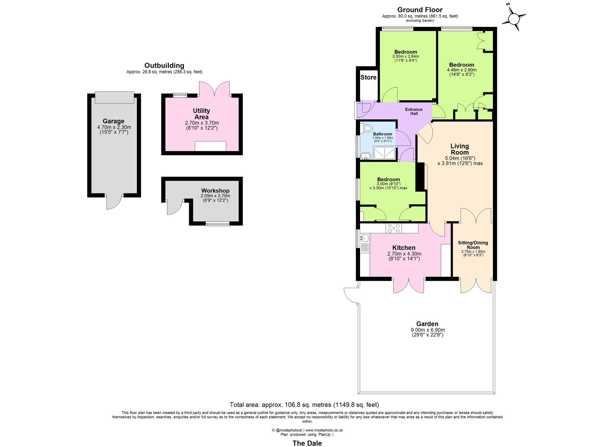 13 The Dale, Waltham Abbey floorplan