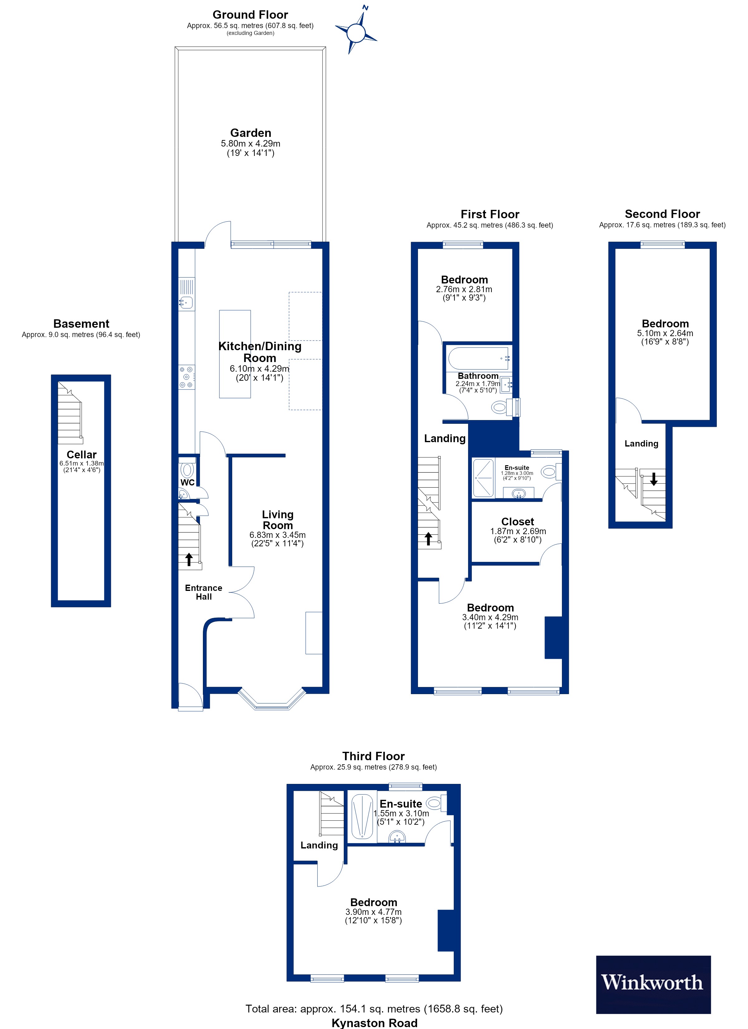 76, Kynaston Road, London floorplan