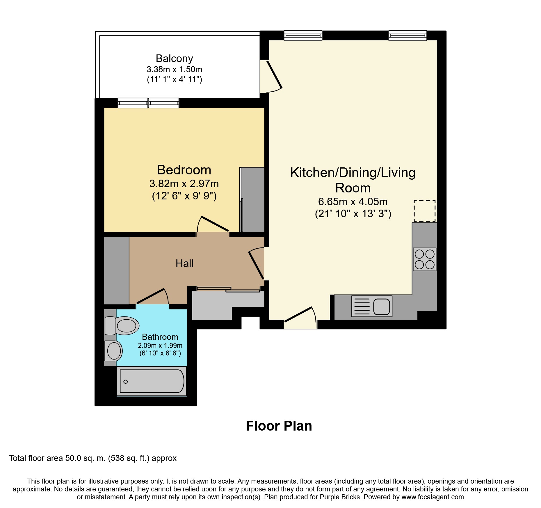 1 Bedrooms Flat for sale in 1 Caithness Walk, Croydon CR0