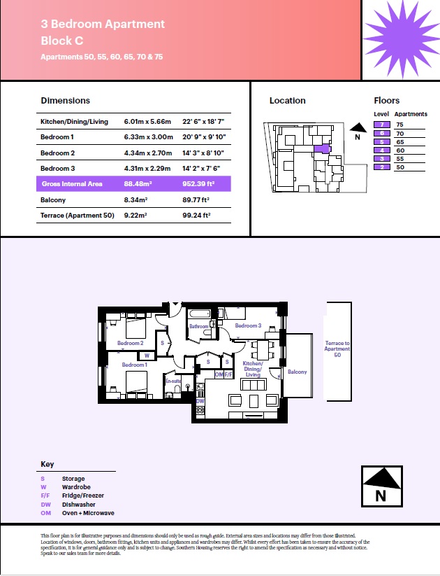 Glengall Road, London floorplan