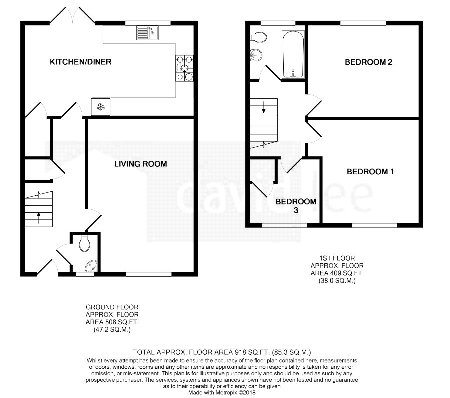 3 Bedrooms Semi-detached house for sale in Lower Park Crescent, Bishop's Stortford CM23