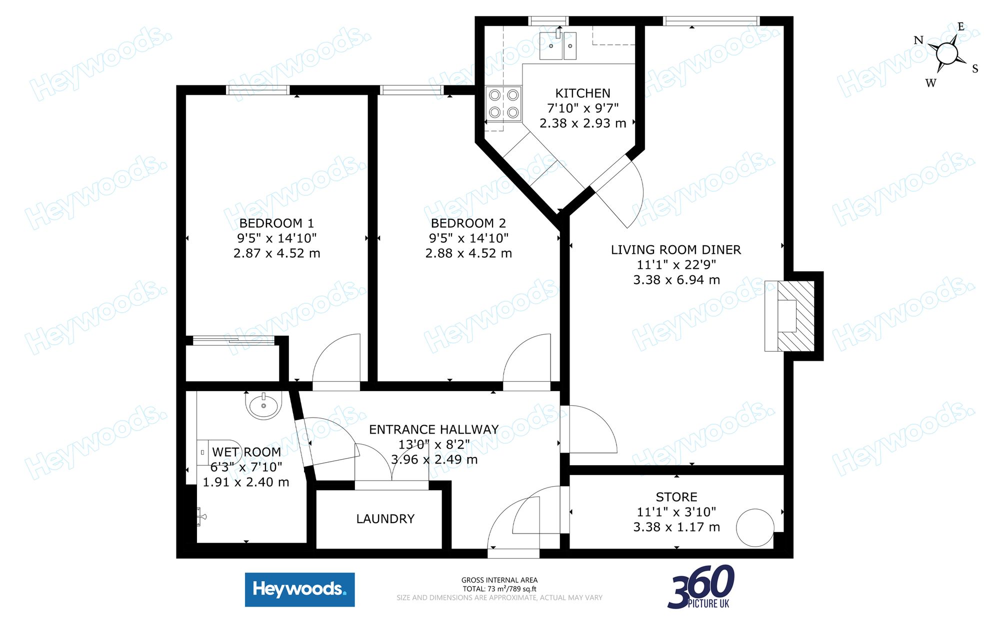 Apt 28, Adlington House High Street, Newcastle floorplan