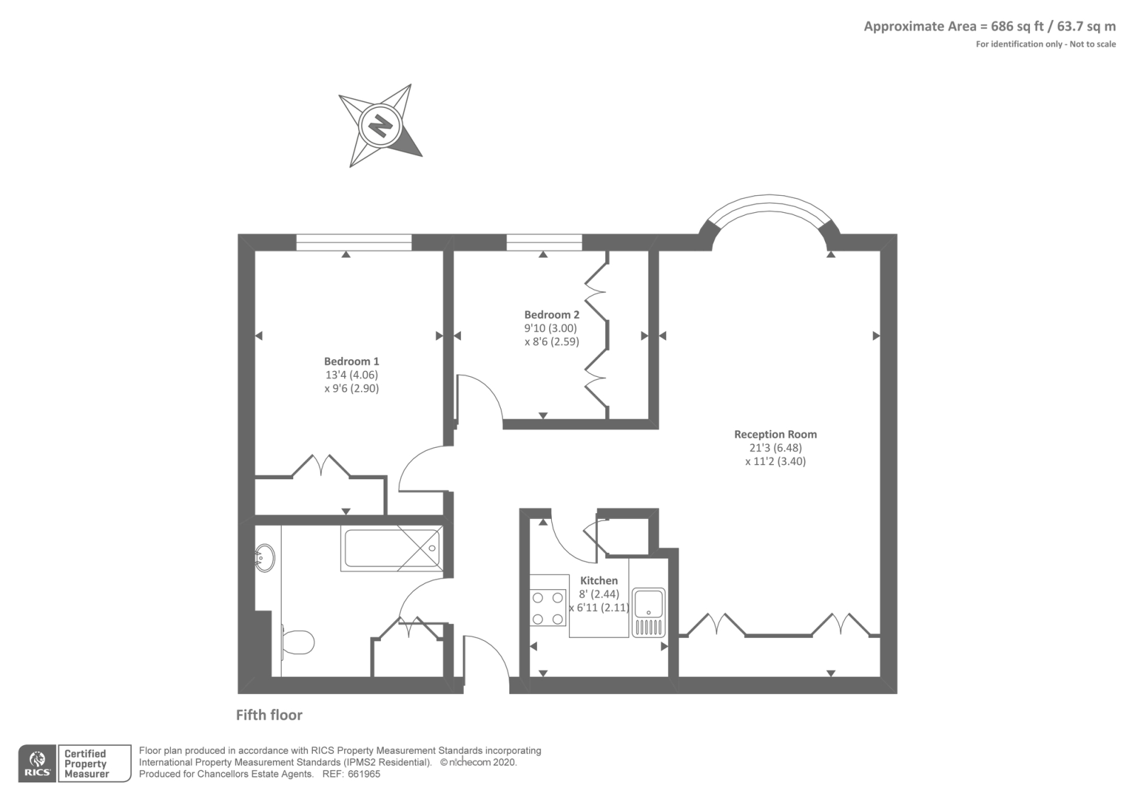 Grove End Gardens, St Johns Wood NW8, 2 bedroom flat for sale