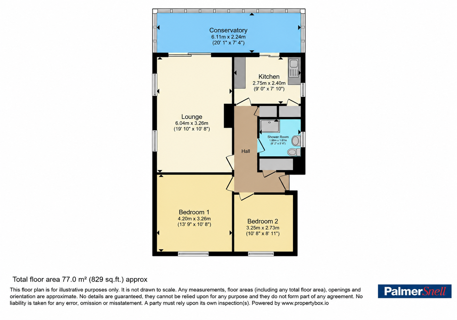 23, Throopside Avenue, Bournemouth floorplan