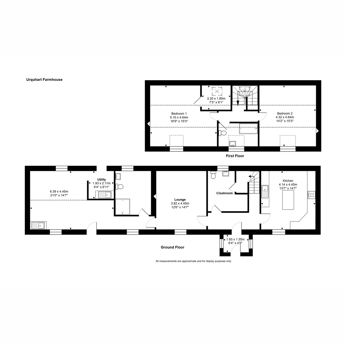 Urquhart Farmhouse, Alcaig  Conon Bridge, Dingwall floorplan