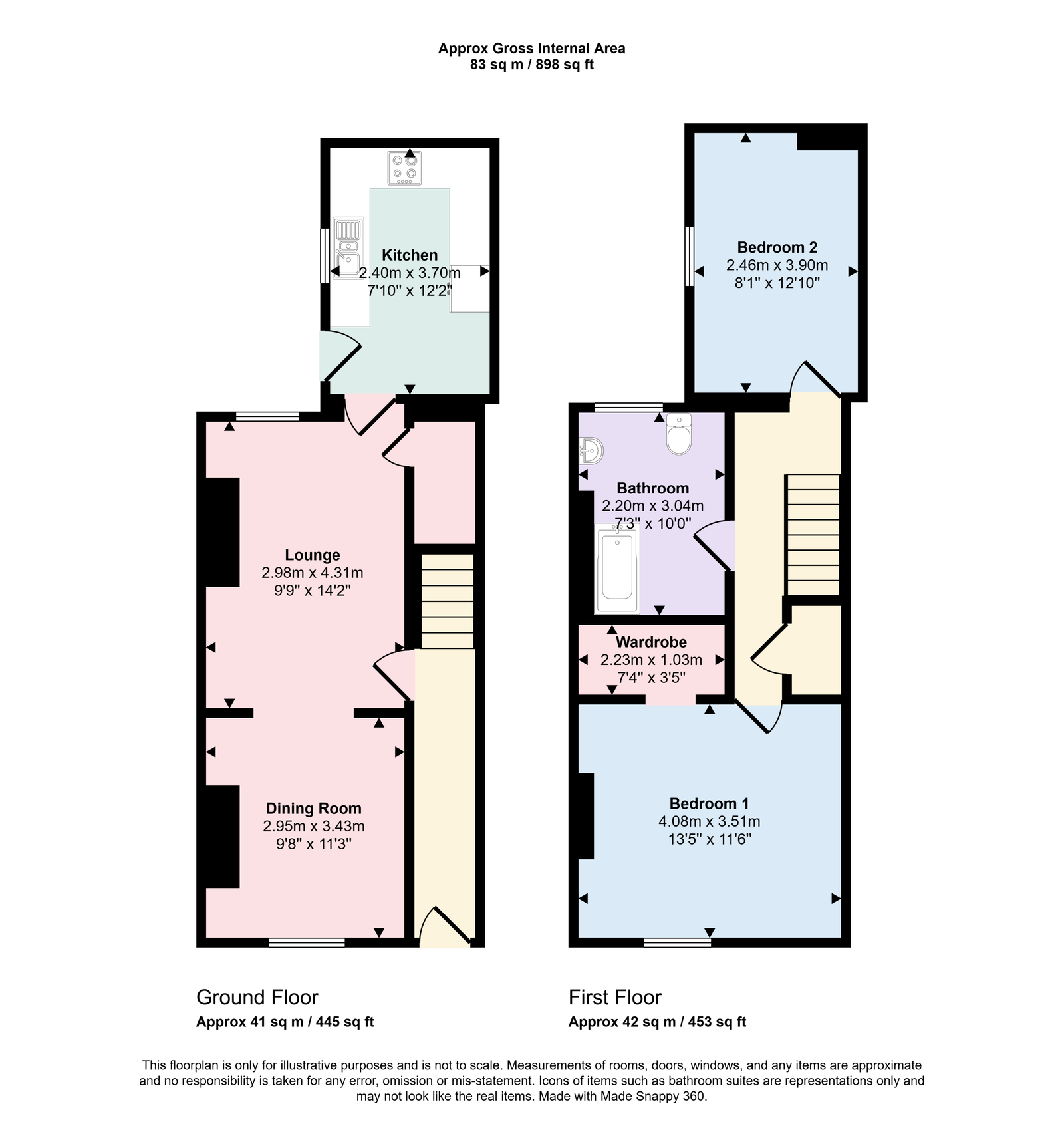 9, King Street, Cleator floorplan