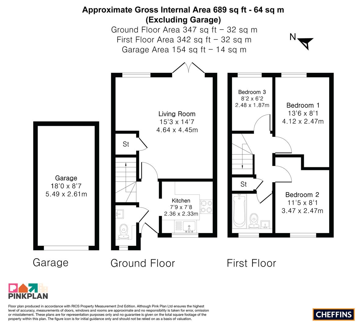 22, Courtyard Way, Cottenham floorplan